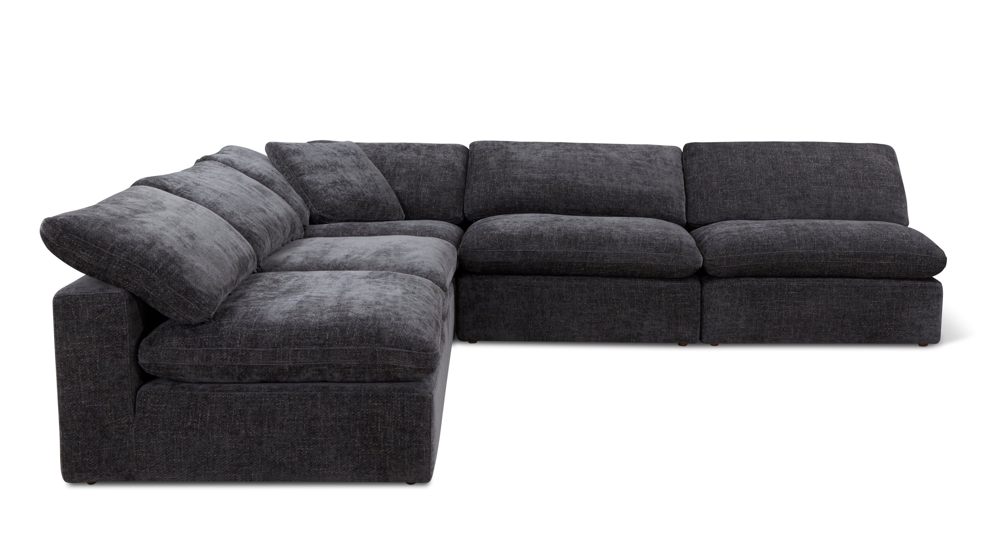 Movie Night™ 5-Piece Modular Sectional Open, Large, Truffle