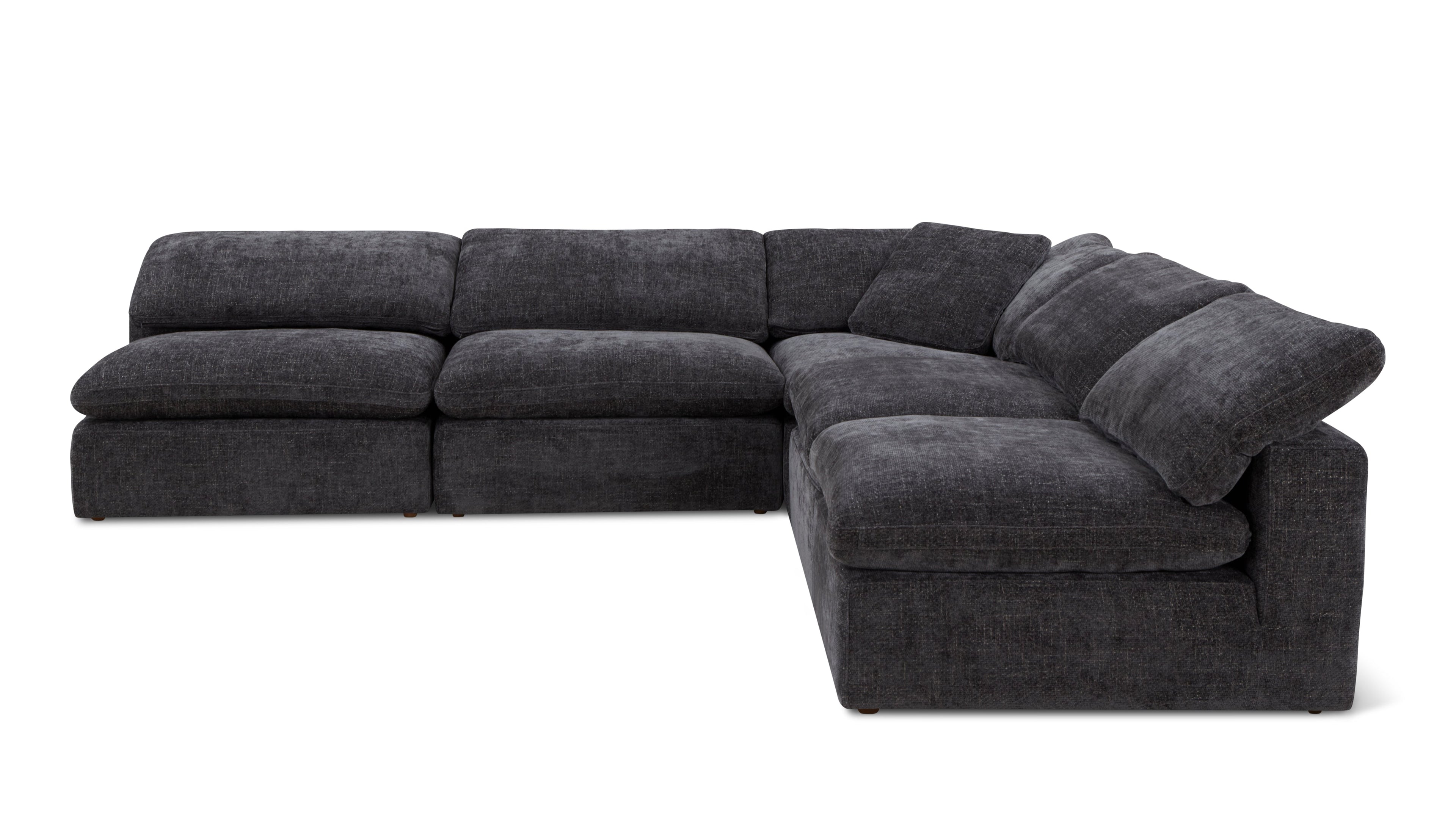 Movie Night™ 5-Piece Modular Sectional Open, Large, Truffle