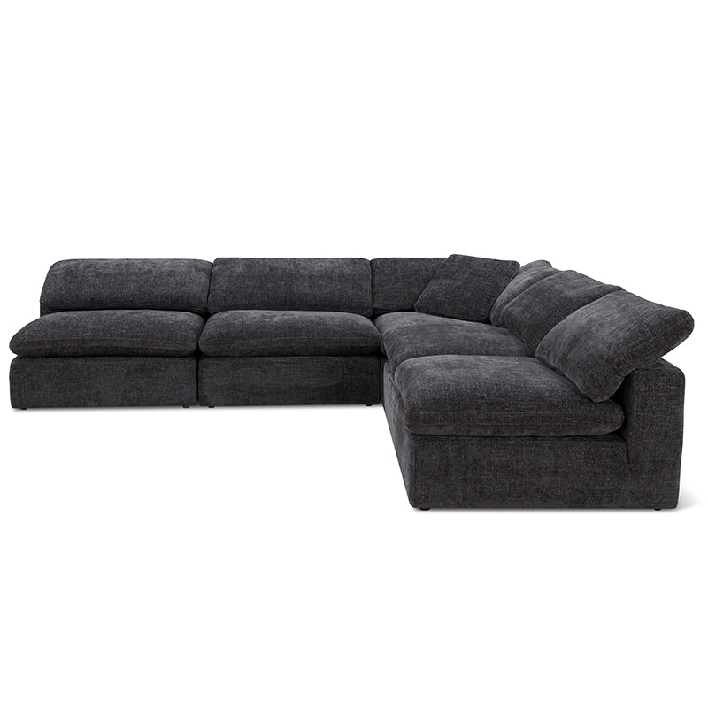 Movie Night™ 5-Piece Modular Sectional Open, Large, Truffle