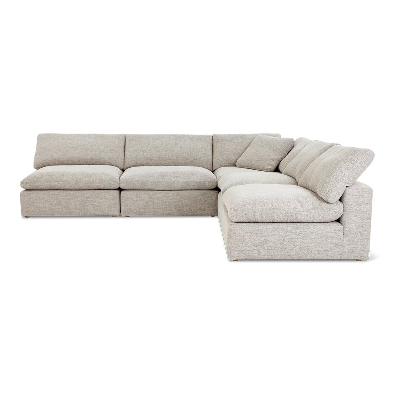 Movie Night™ 5-Piece Modular Sectional Open, Large, Oatmeal