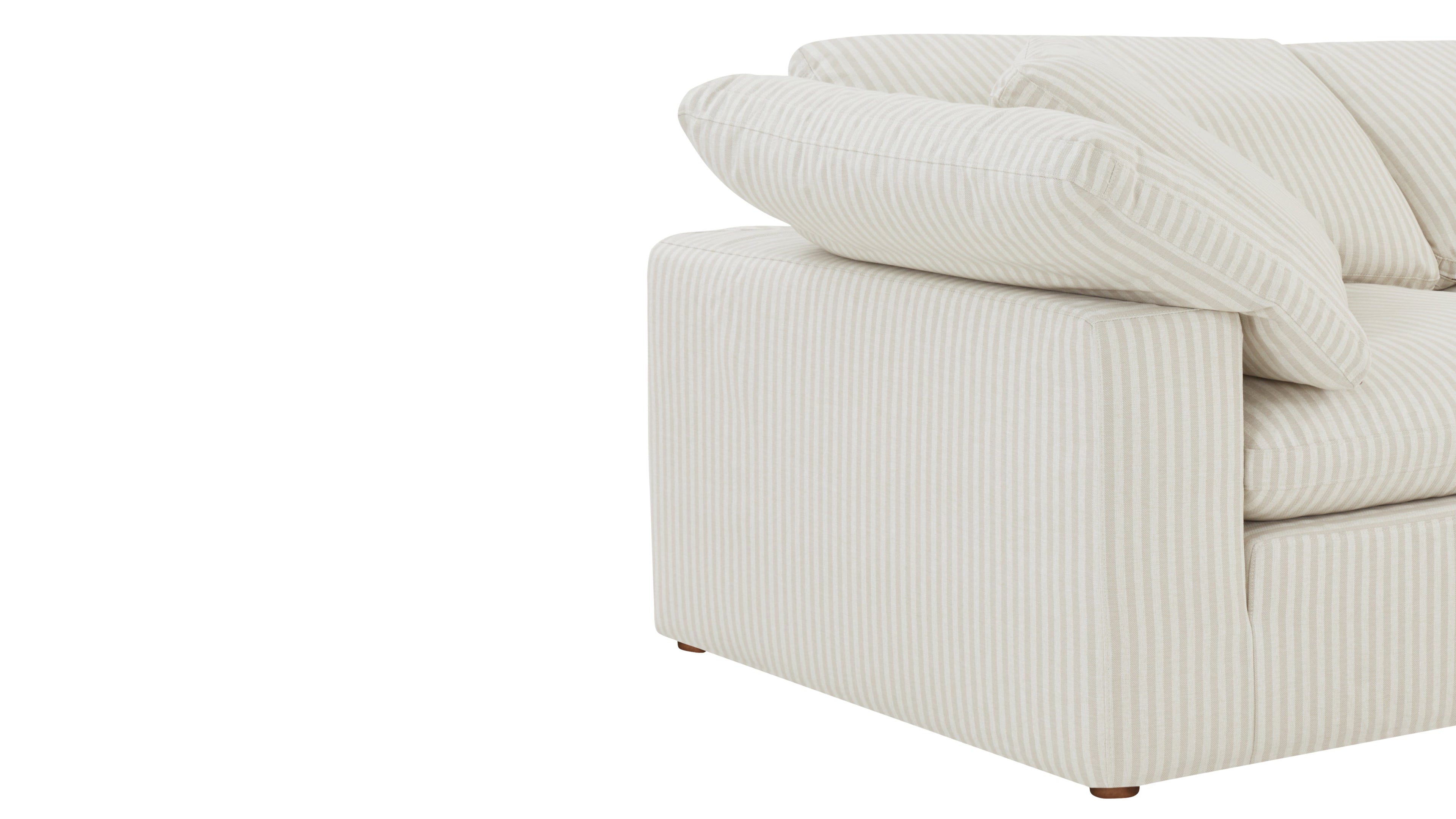 Movie Night™ 5-Piece Modular Sectional Open, Large, Newport Stripe