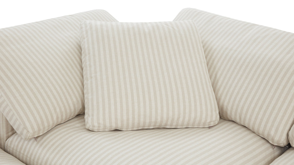 Movie Night™ 5-Piece Modular Sectional Open, Large, Newport Stripe