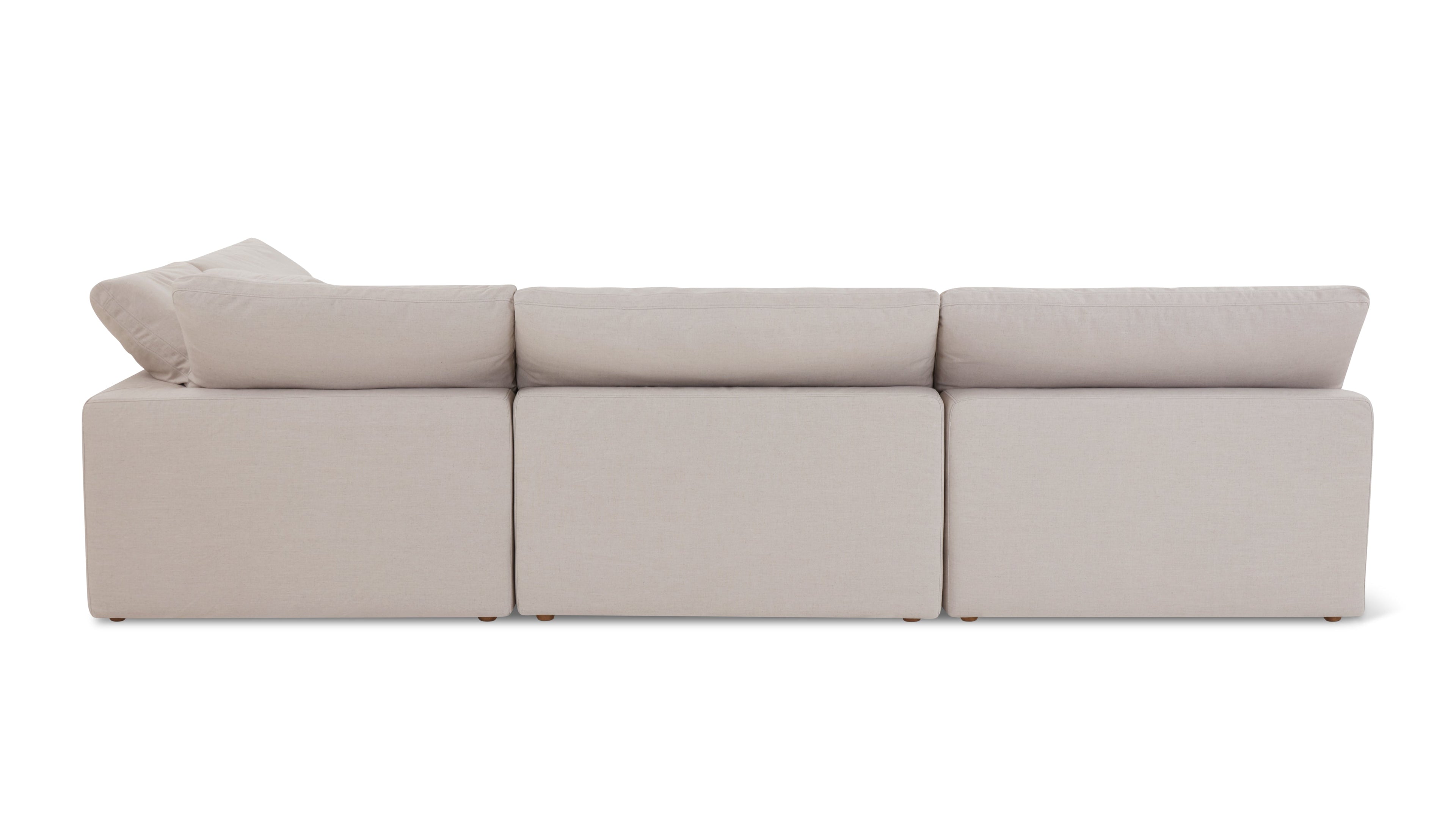 Movie Night™ 5-Piece Modular Sectional Open, Large, Clay
