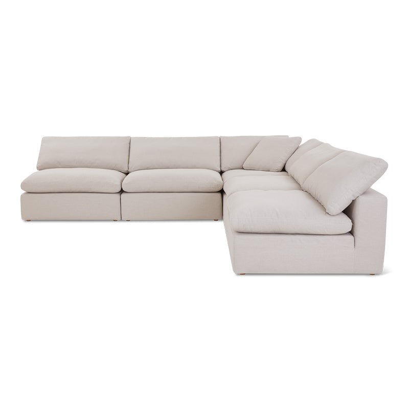 Movie Night™ 5-Piece Modular Sectional Open, Large, Clay