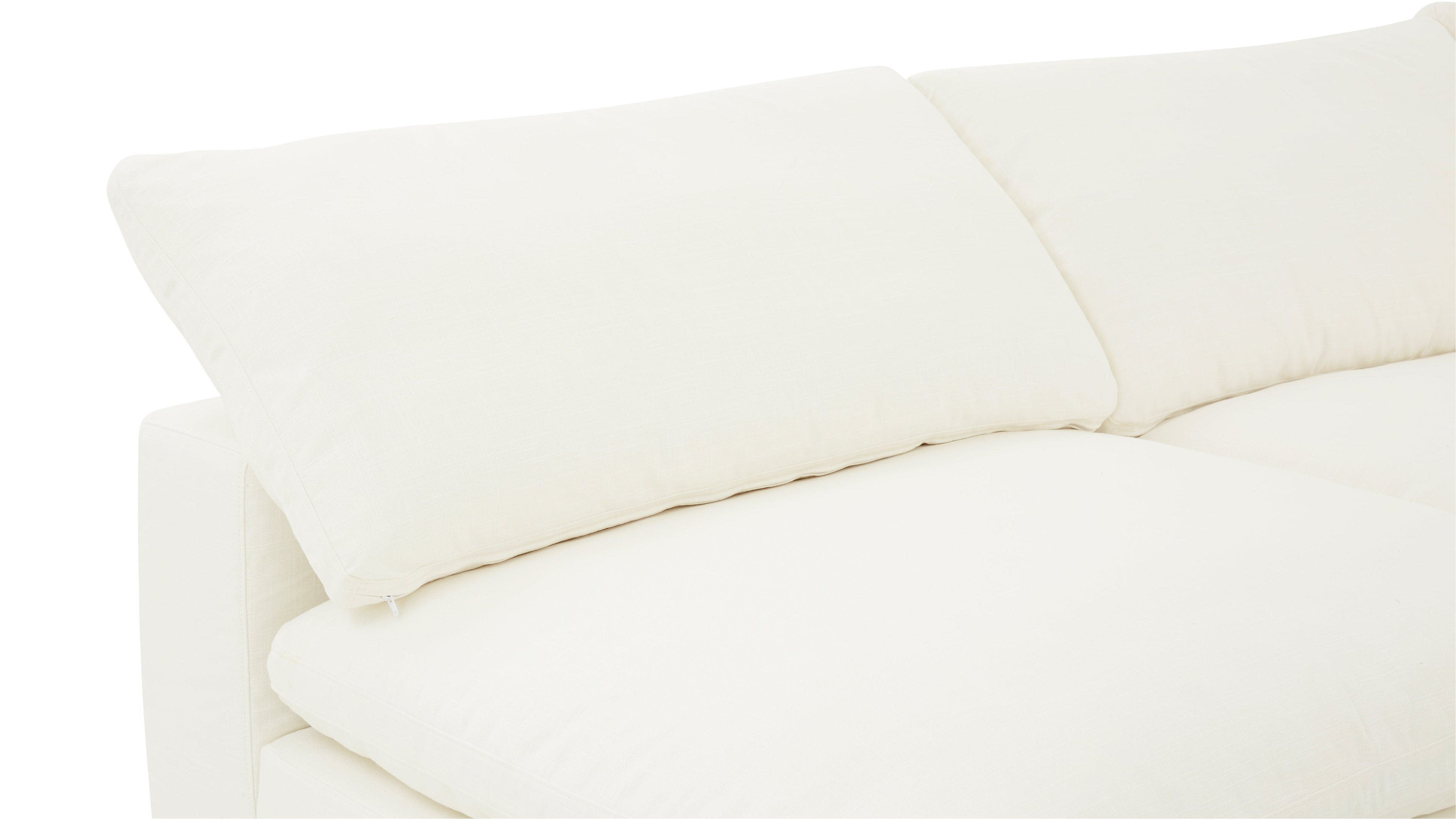Movie Night™ 5-Piece Modular Sectional Open, Large, Cream Linen