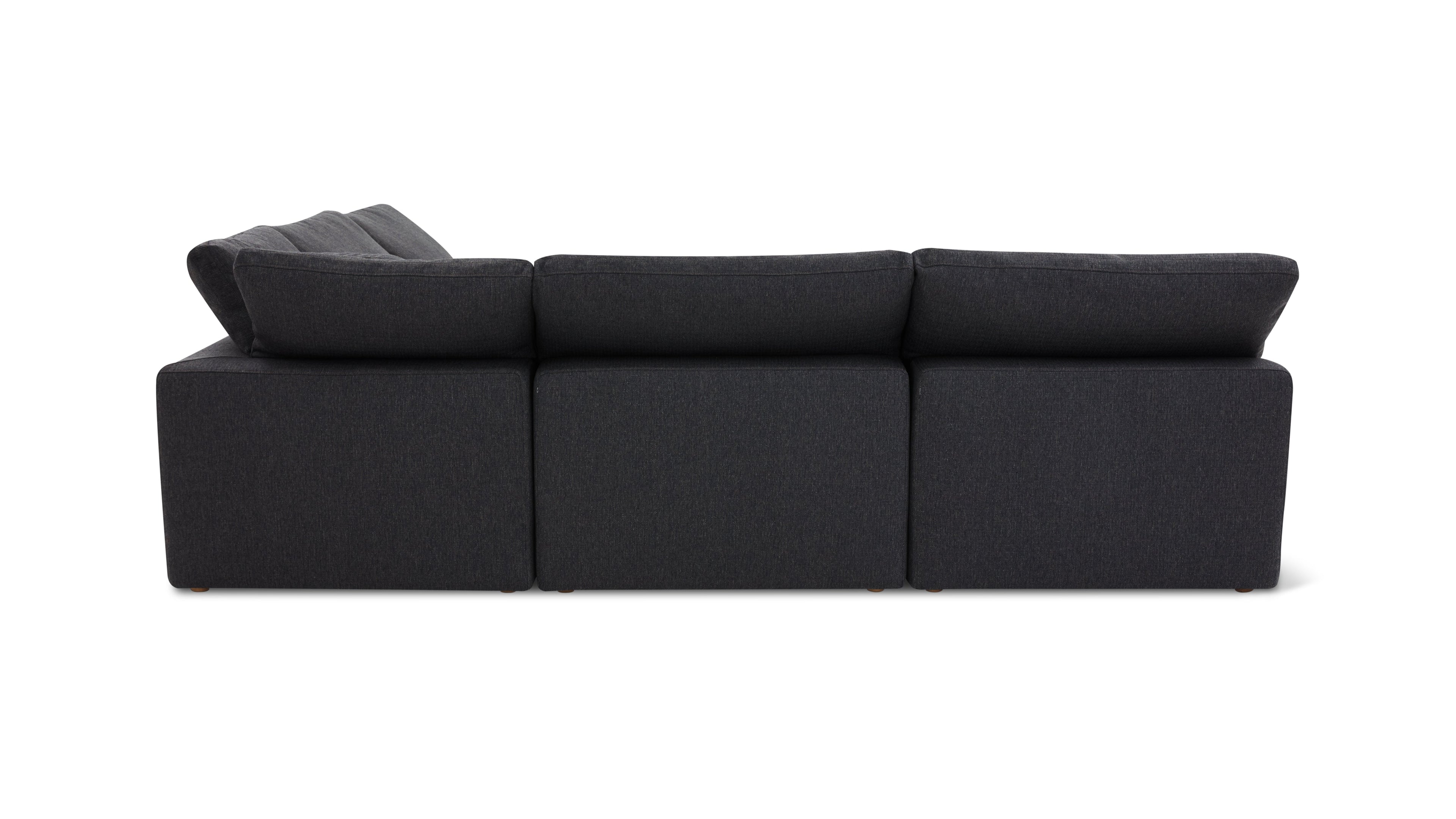 Movie Night™ 5-Piece Modular Sectional Open, Large, Dark Shadow