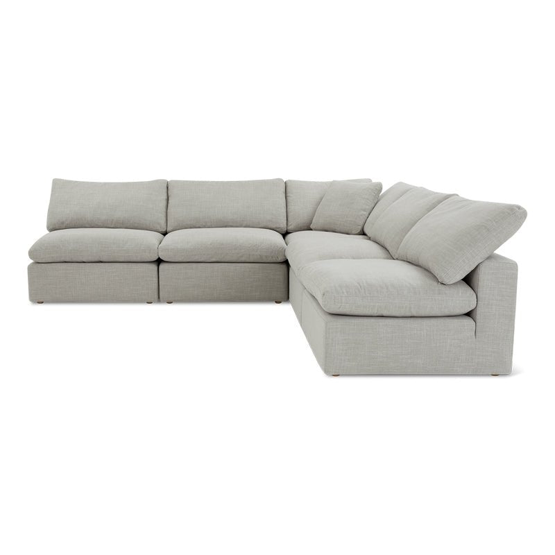 Movie Night™ 5-Piece Modular Sectional Open, Large, Light Pebble