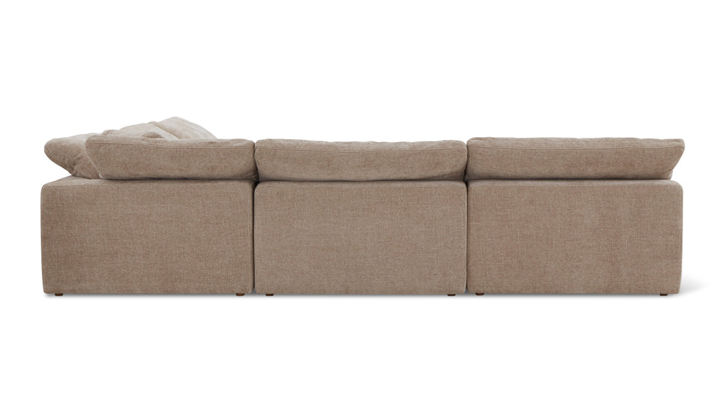 Movie Night™ 5-Piece Modular Sectional Open, Large, Champagne