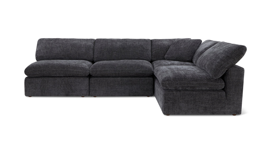 Movie Night™ 4-Piece Modular Sectional Open, Standard, Truffle