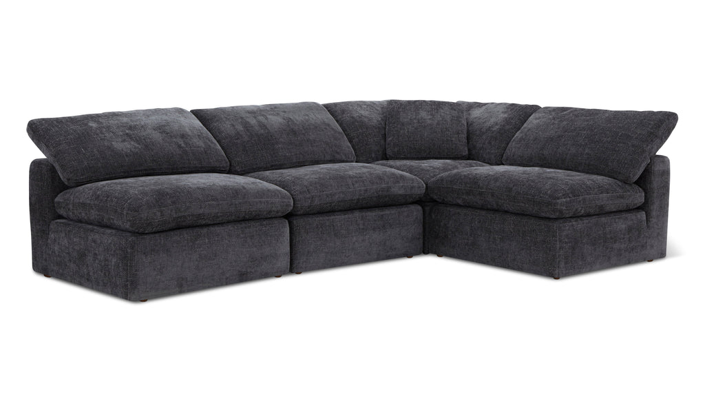 Movie Night™ 4-Piece Modular Sectional Open, Standard, Truffle