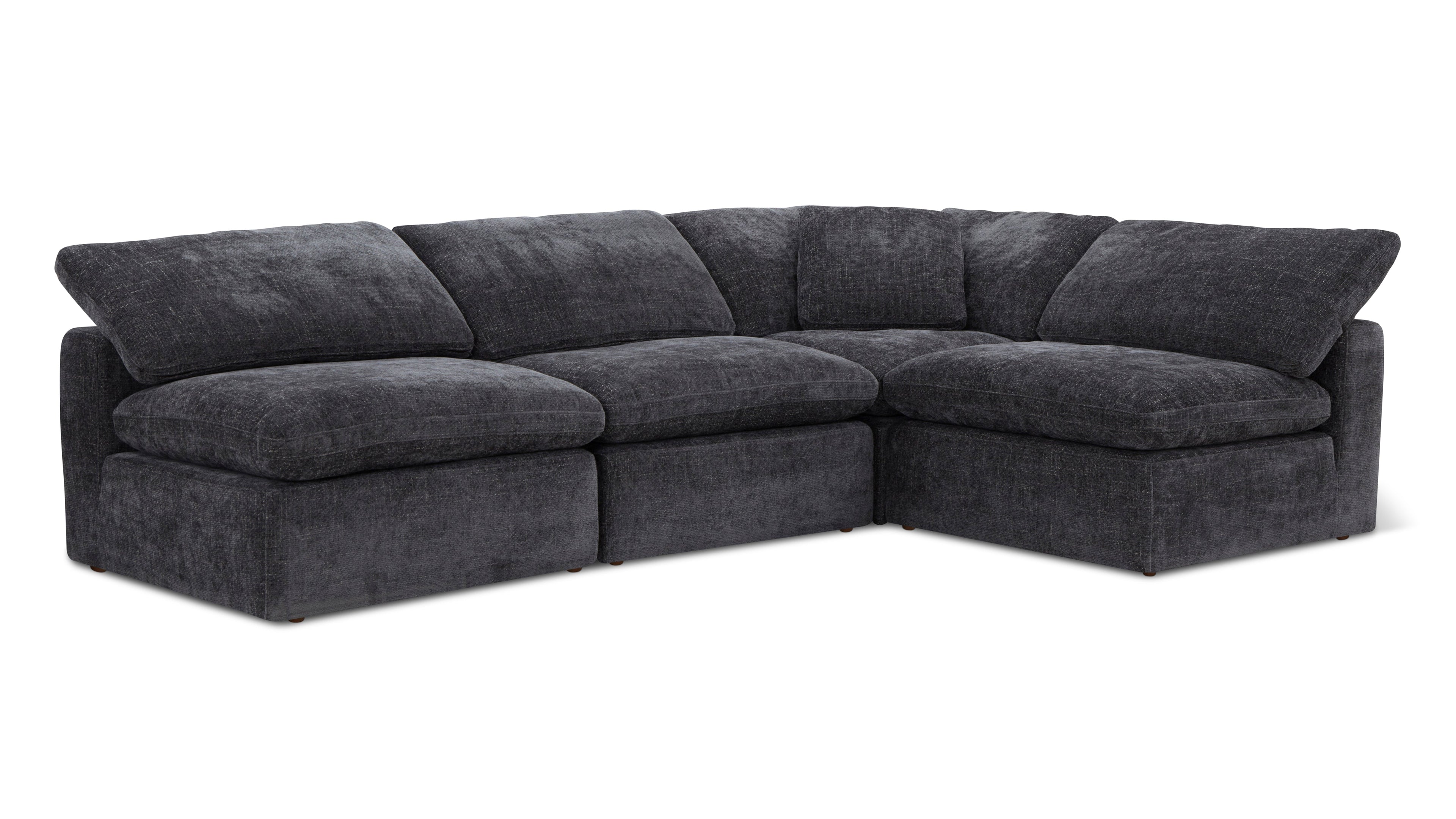 Movie Night™ 4-Piece Modular Sectional Open, Standard, Truffle