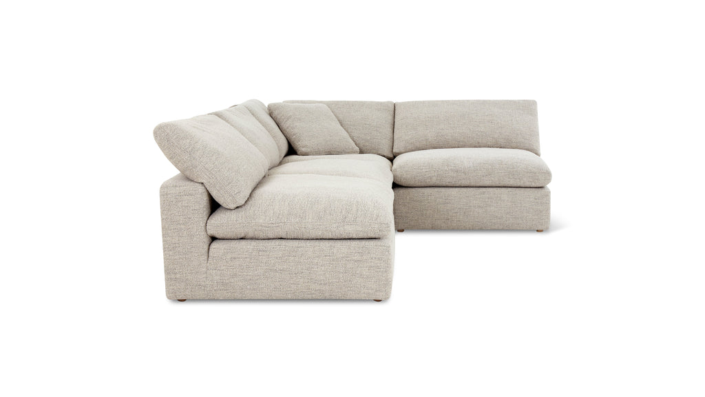 Movie Night™ 4-Piece Modular Sectional Open, Standard, Oatmeal