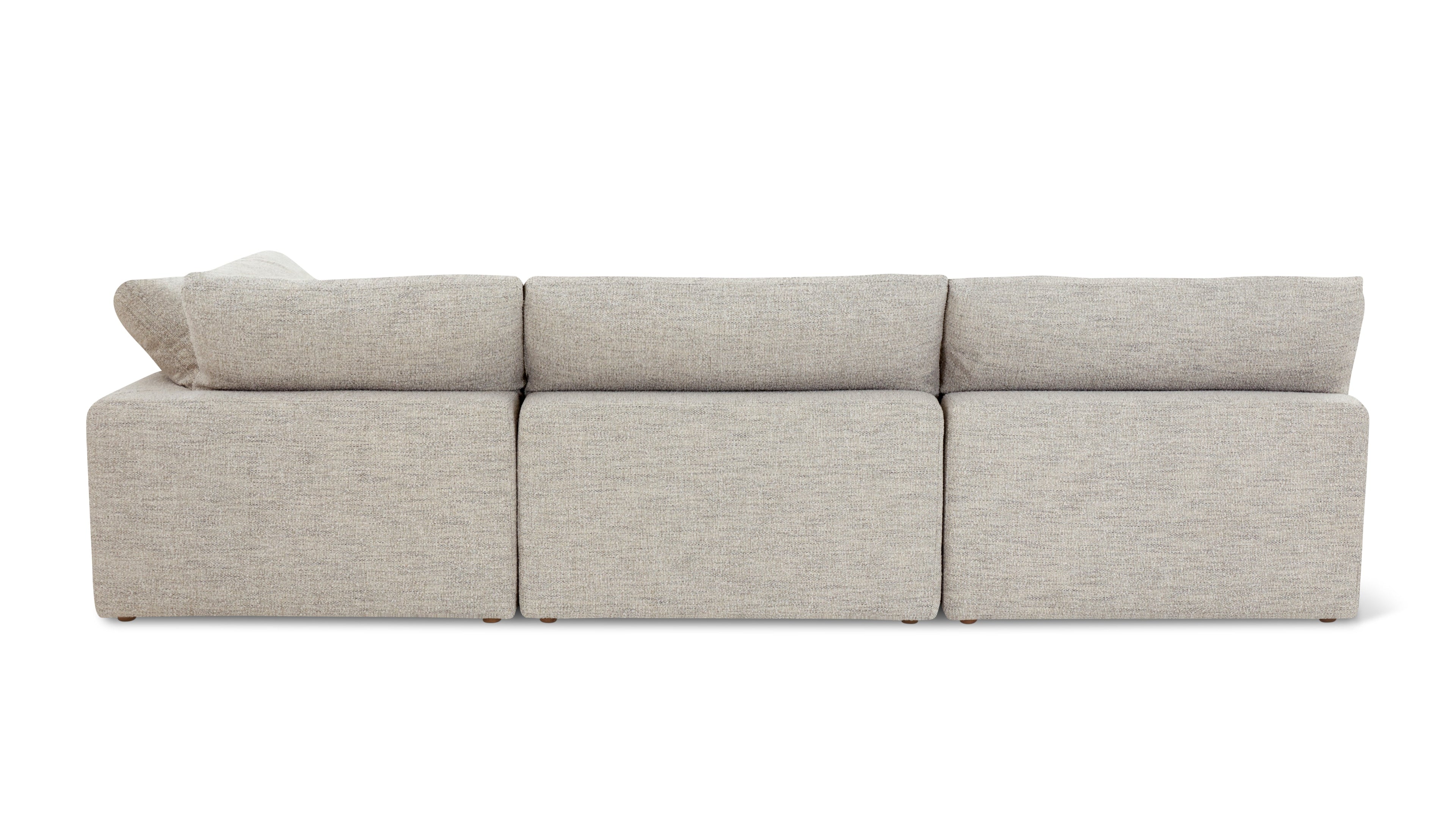 Movie Night™ 4-Piece Modular Sectional Open, Standard, Oatmeal