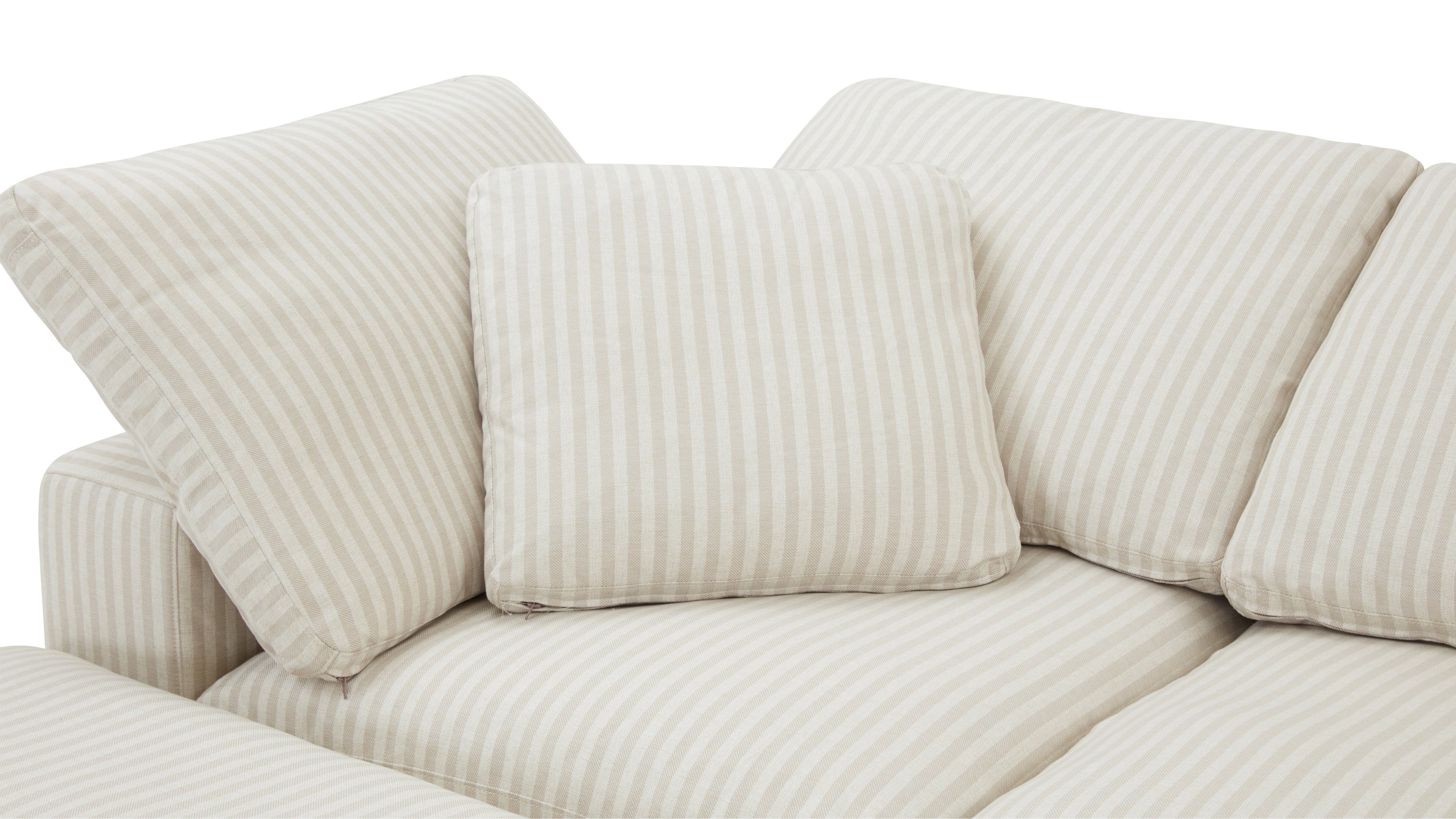 Movie Night™ 4-Piece Modular Sectional Open, Standard, Newport Stripe