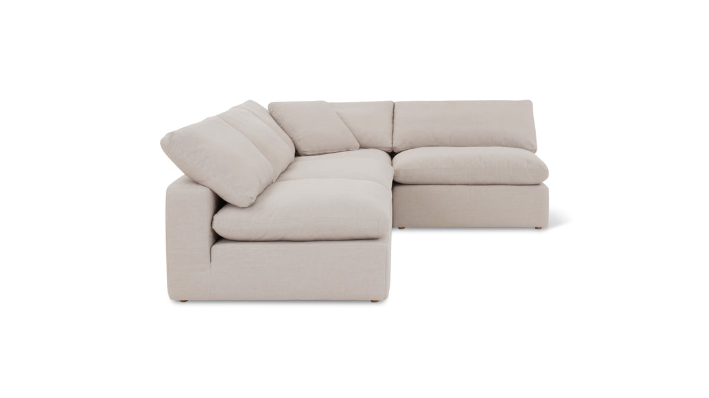 Movie Night™ 4-Piece Modular Sectional Open, Standard, Clay