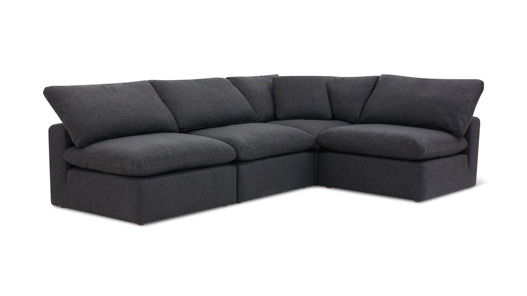 Movie Night™ 4-Piece Modular Sectional Open, Standard, Dark Shadow