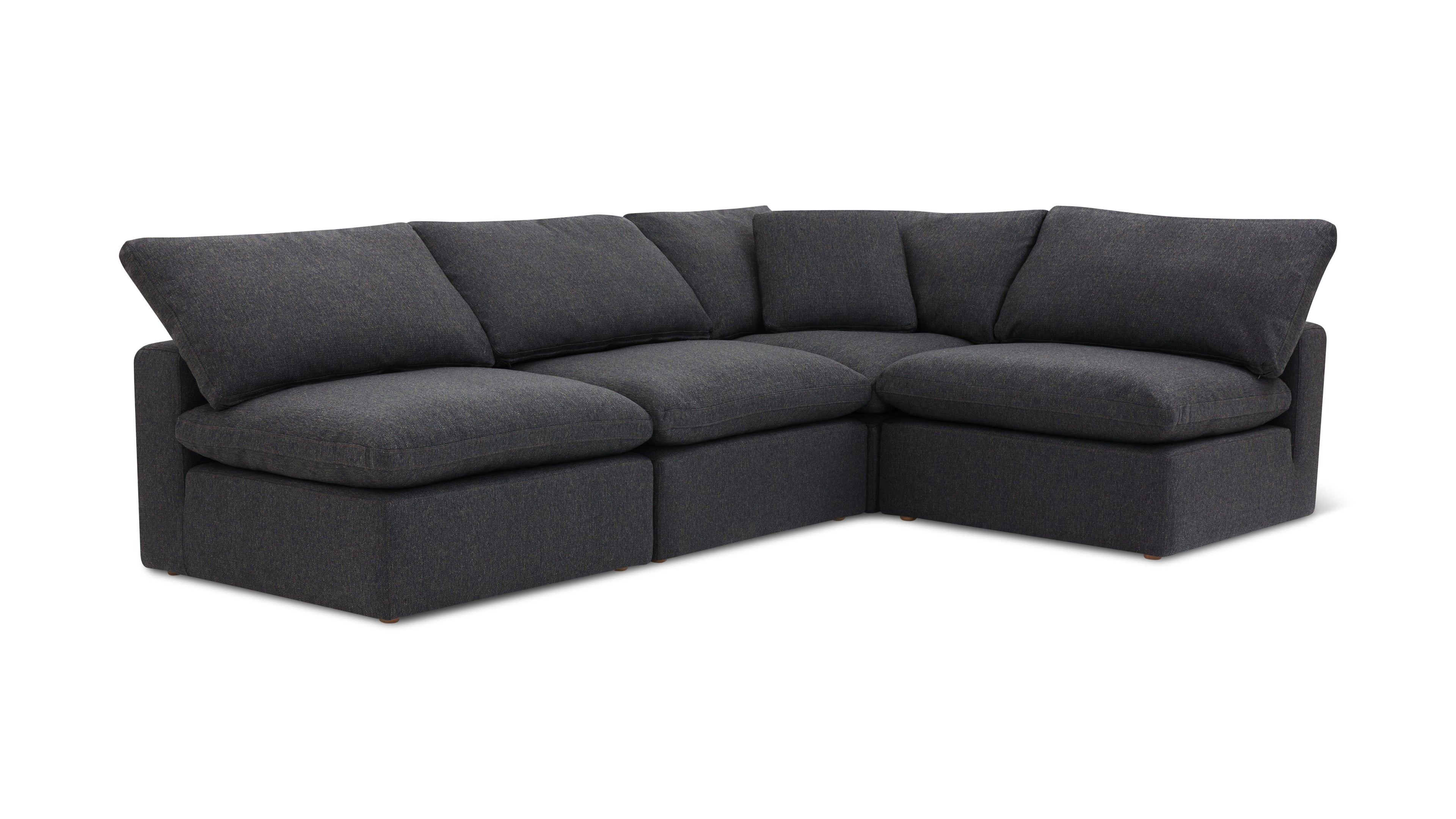 Movie Night™ 4-Piece Modular Sectional Open, Standard, Dark Shadow