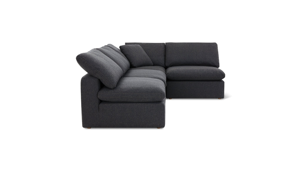 Movie Night™ 4-Piece Modular Sectional Open, Standard, Dark Shadow