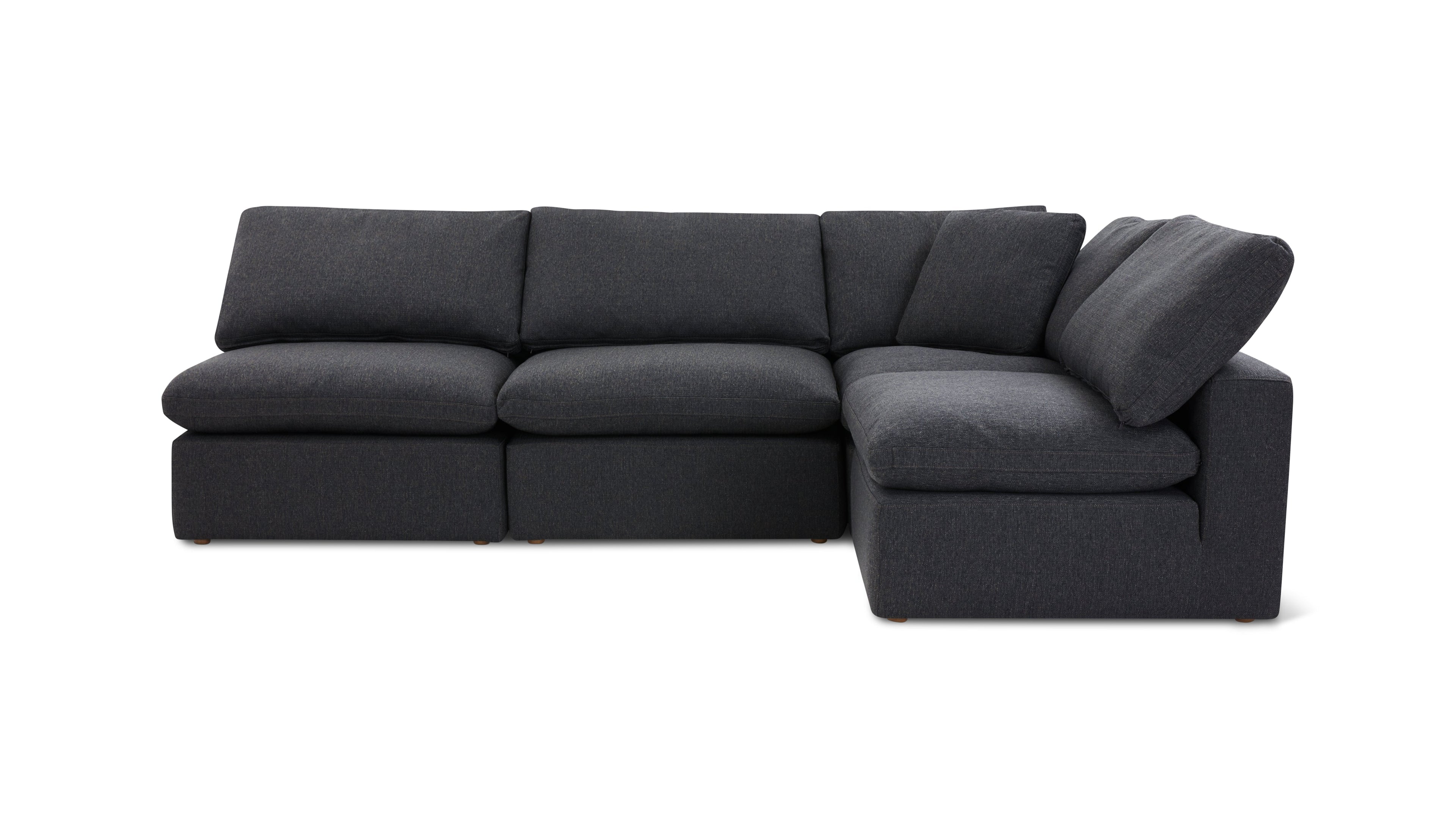 Movie Night™ 4-Piece Modular Sectional Open, Standard, Dark Shadow