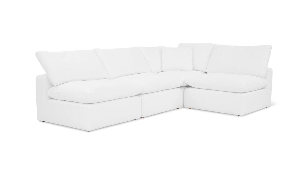 Movie Night™ 4-Piece Modular Sectional Open, Standard, Brie