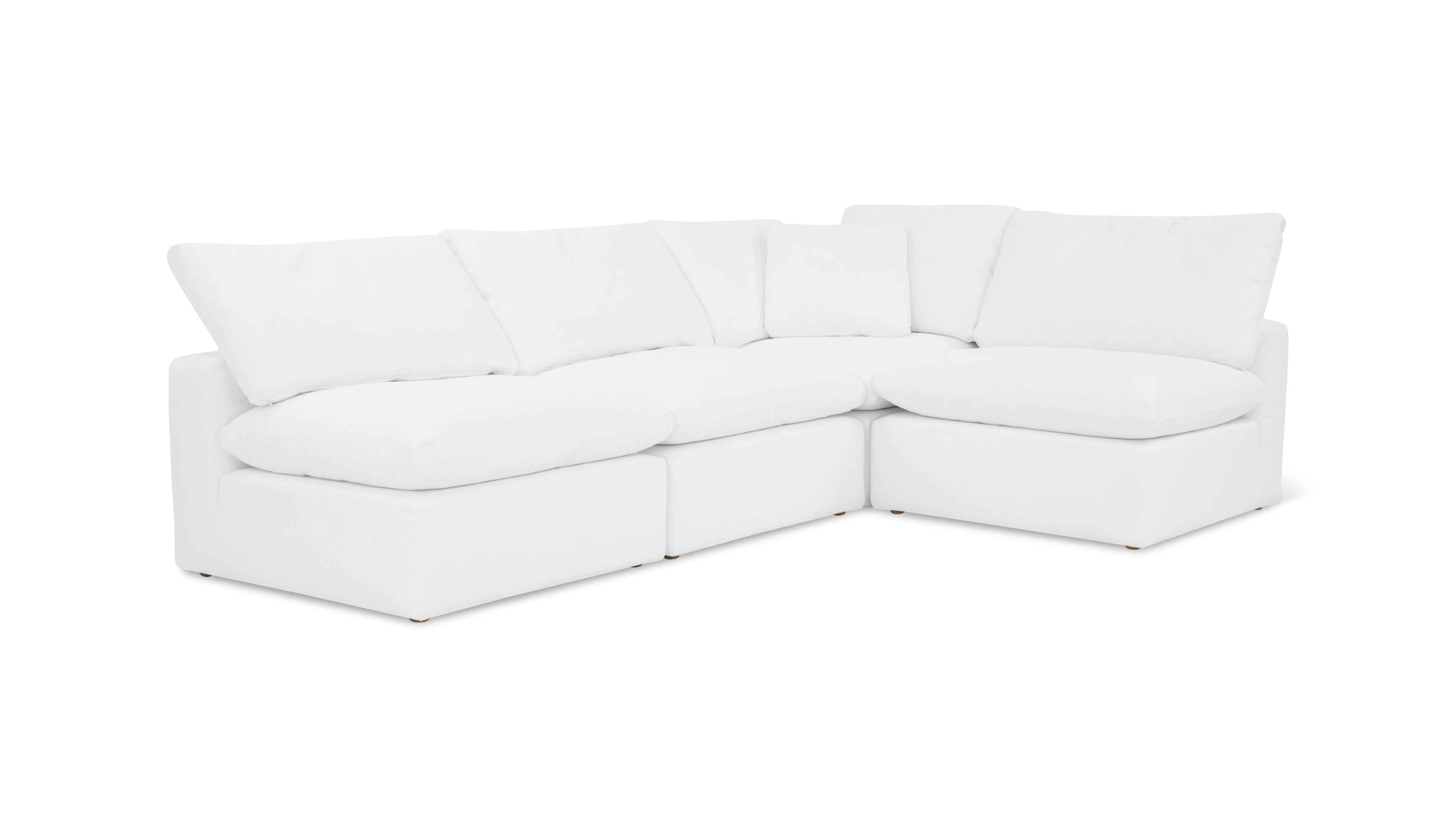 Movie Night™ 4-Piece Modular Sectional Open, Standard, Brie