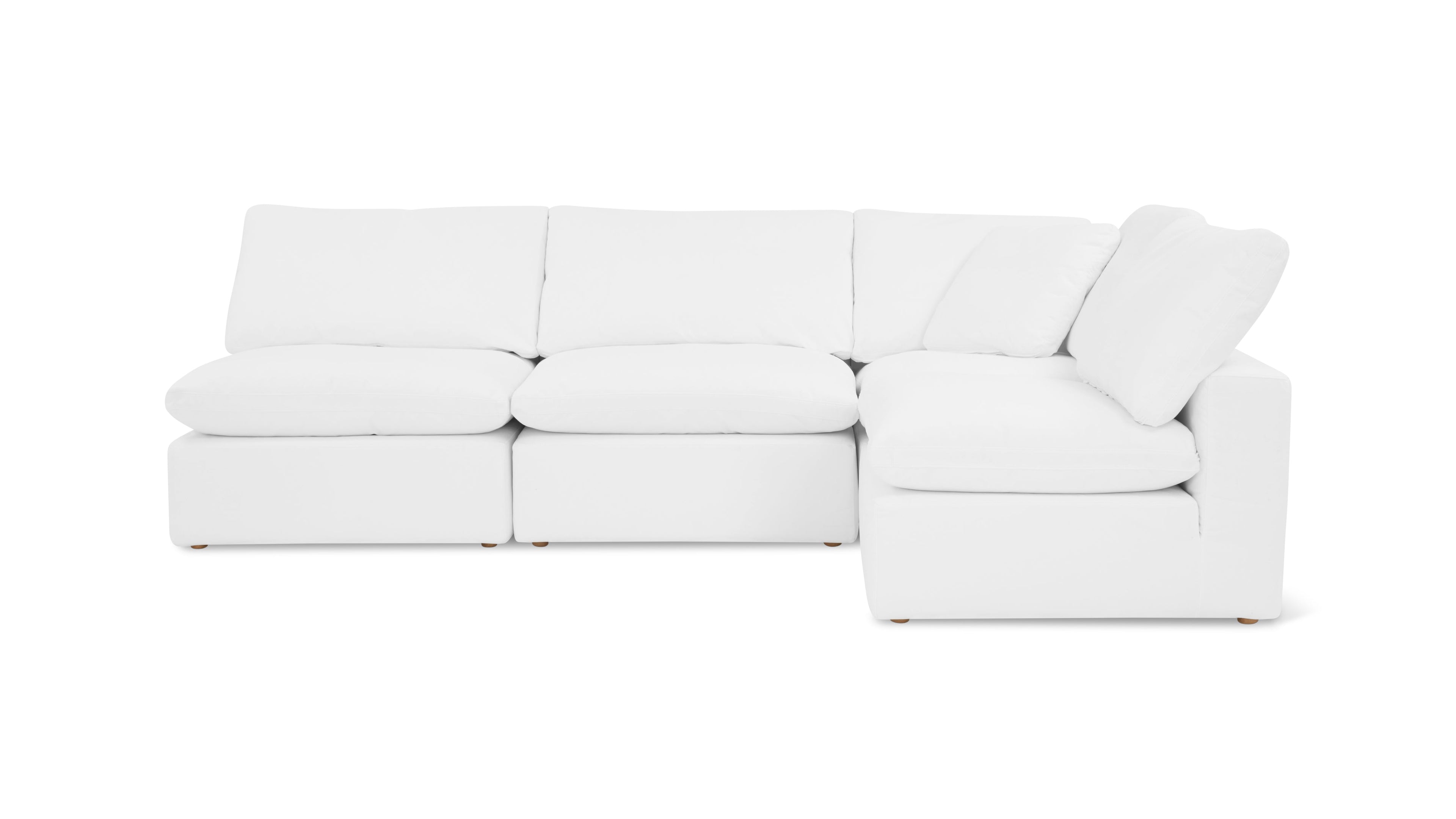 Movie Night™ 4-Piece Modular Sectional Open, Standard, Brie