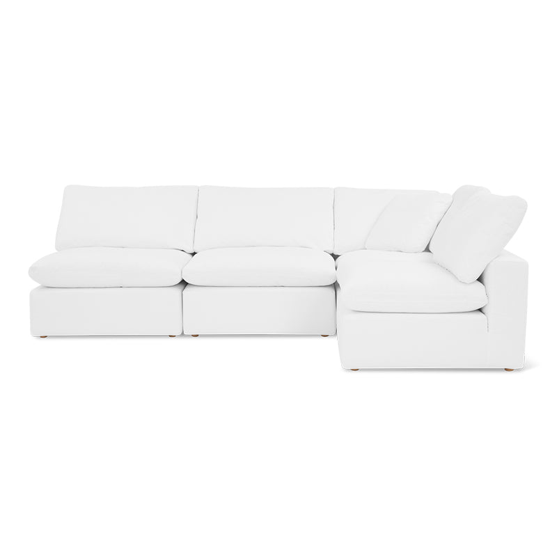 Movie Night™ 4-Piece Modular Sectional Open, Standard, Brie