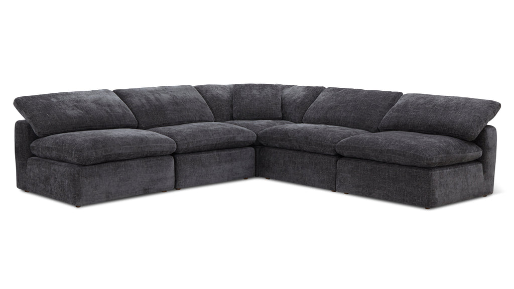 Movie Night™ 5-Piece Modular Sectional Open, Standard, Truffle