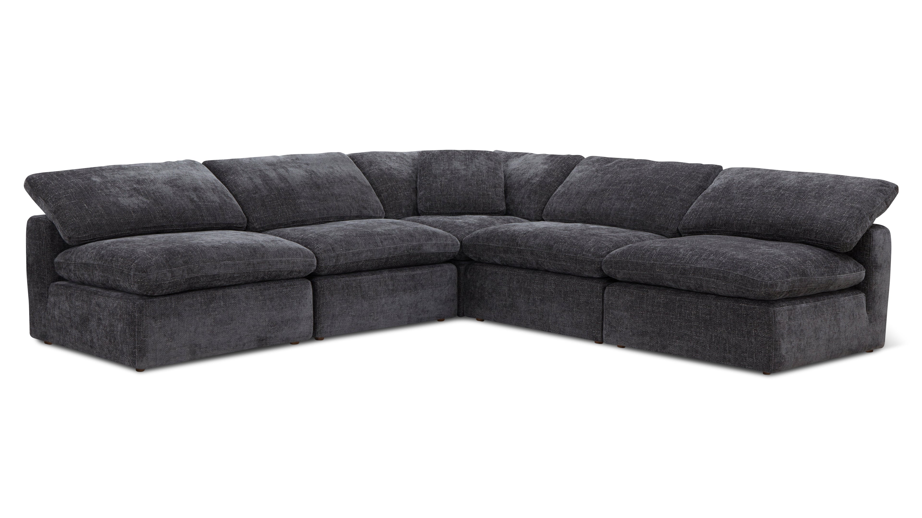 Movie Night™ 5-Piece Modular Sectional Open, Standard, Truffle