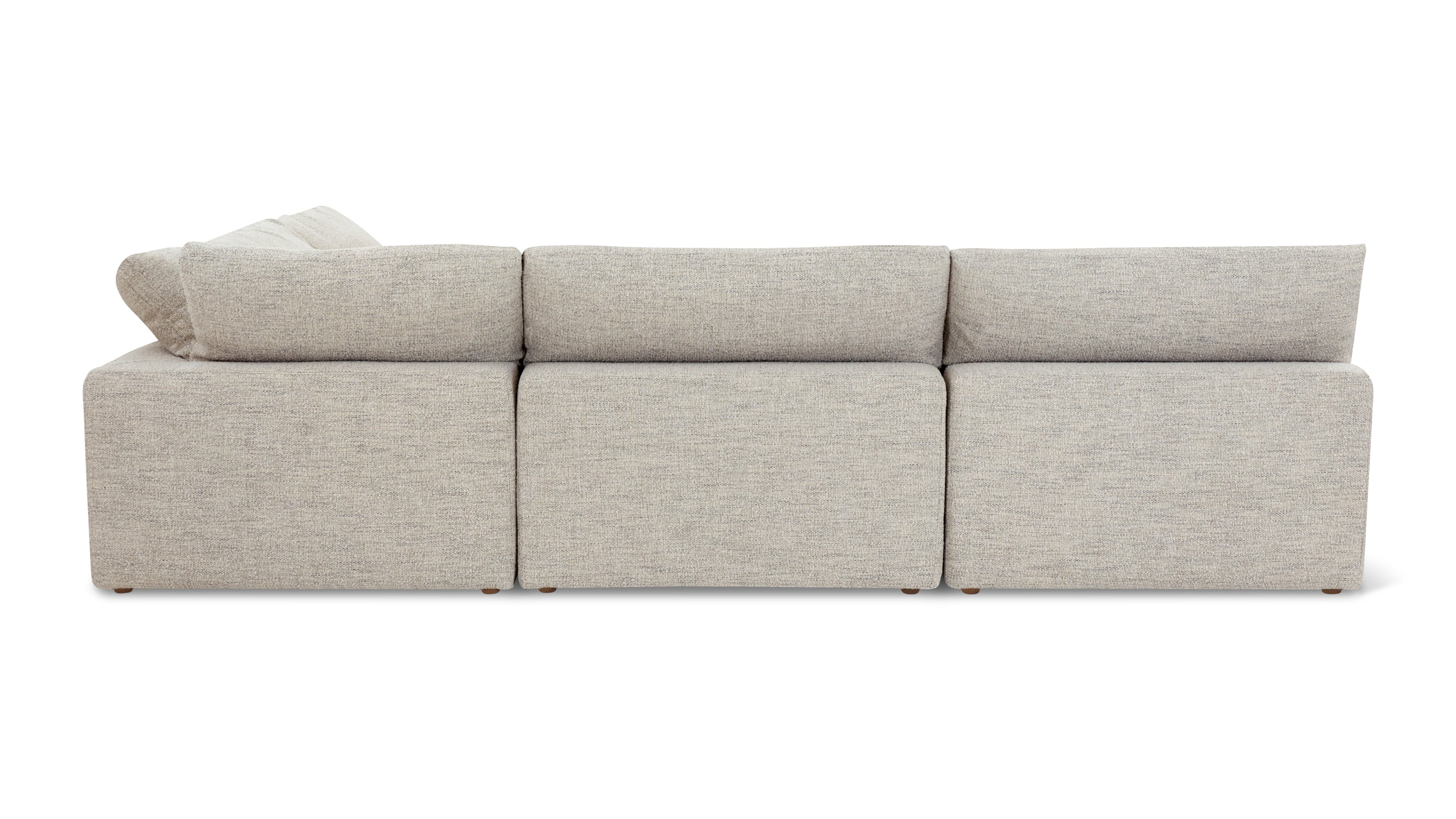 Movie Night™ 5-Piece Modular Sectional Open, Standard, Oatmeal