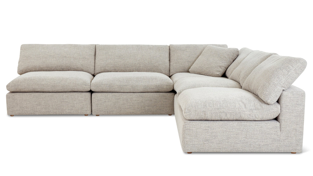 Movie Night™ 5-Piece Modular Sectional Open, Standard, Oatmeal
