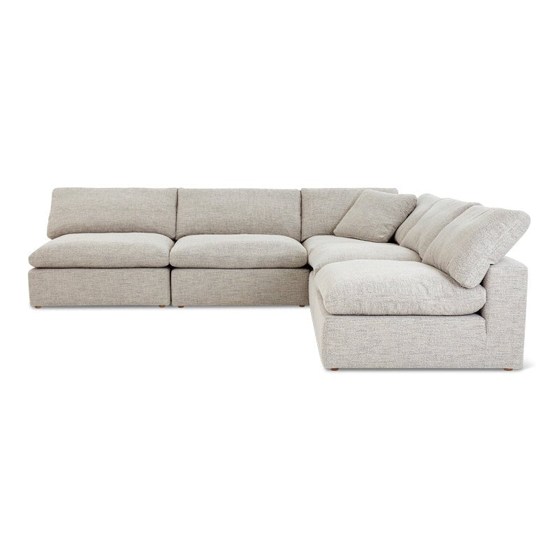Movie Night™ 5-Piece Modular Sectional Open, Standard, Oatmeal