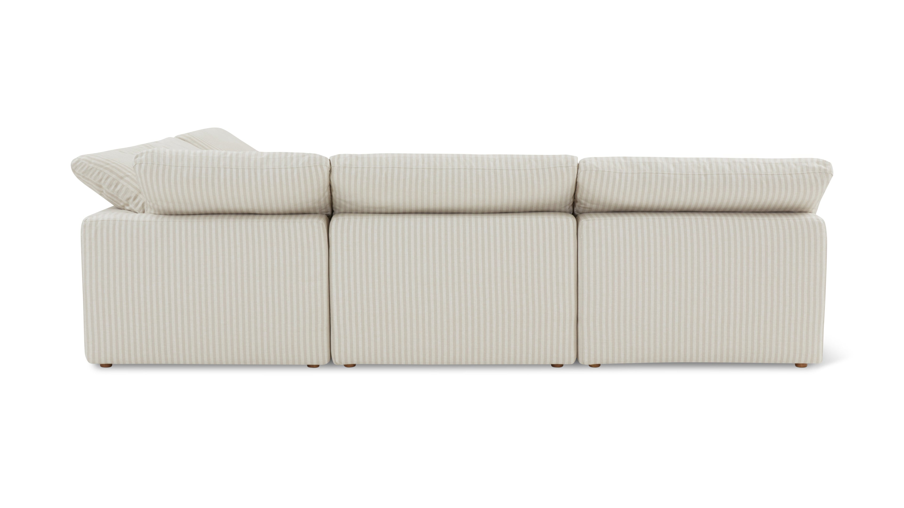 Movie Night™ 5-Piece Modular Sectional Open, Standard, Newport Stripe
