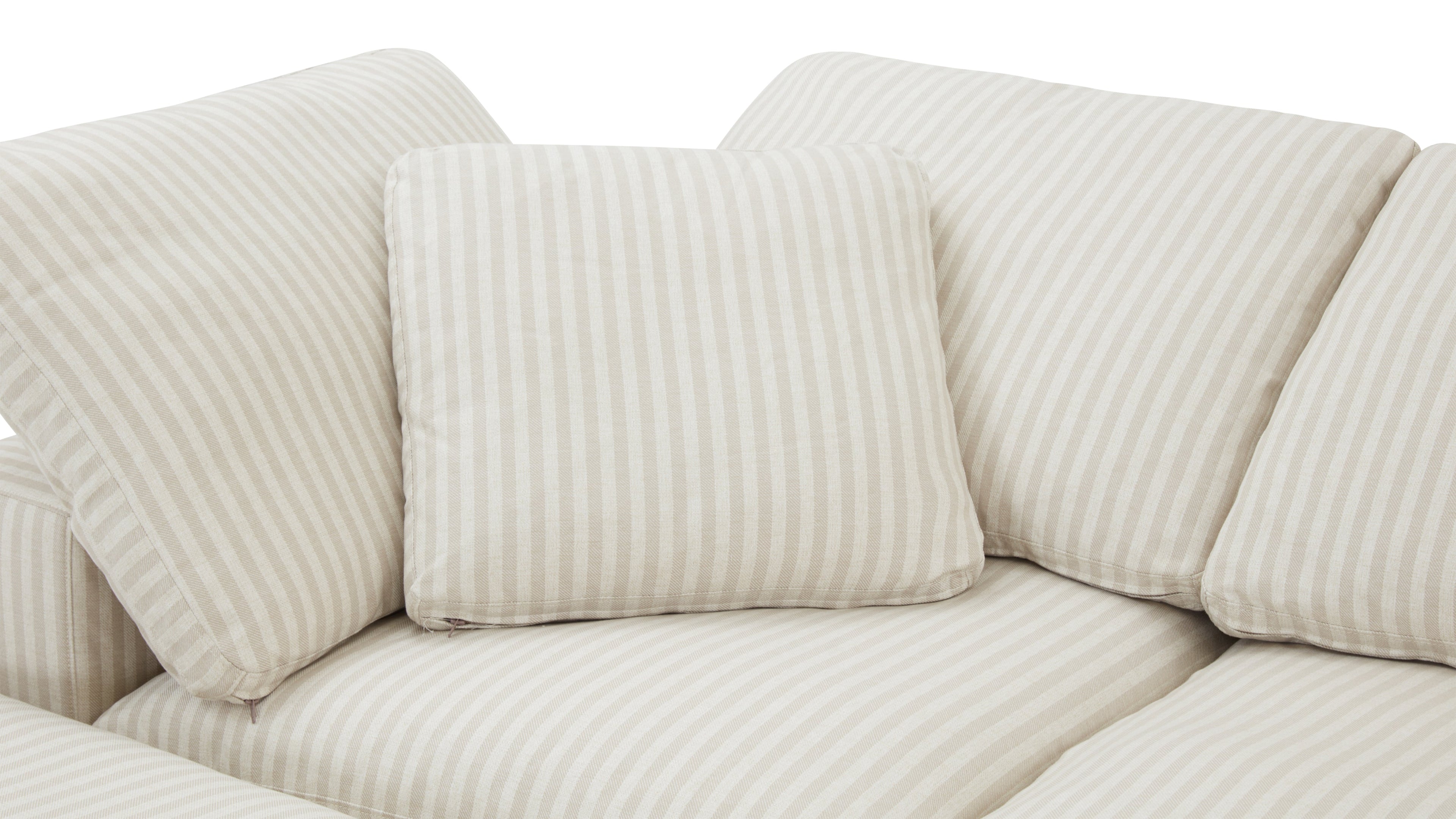 Movie Night™ 5-Piece Modular Sectional Open, Standard, Newport Stripe
