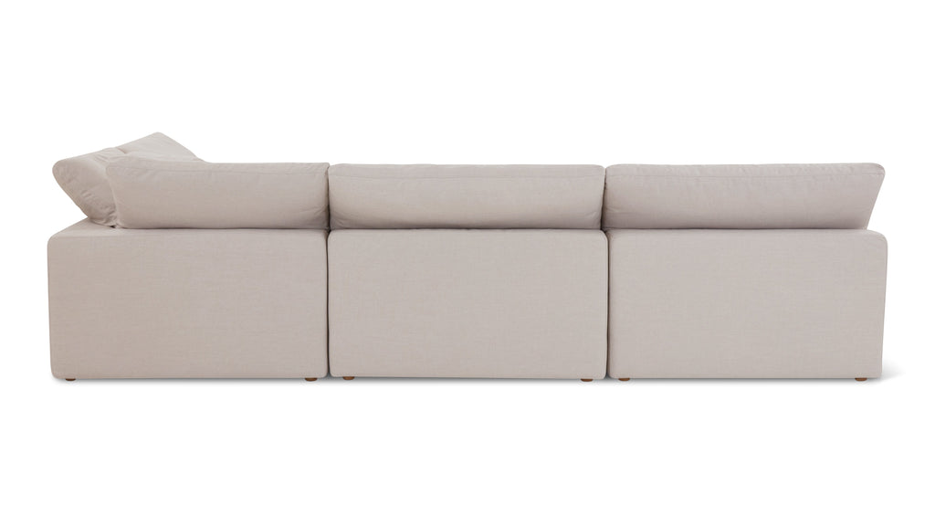 Movie Night™ 5-Piece Modular Sectional Open, Standard, Clay