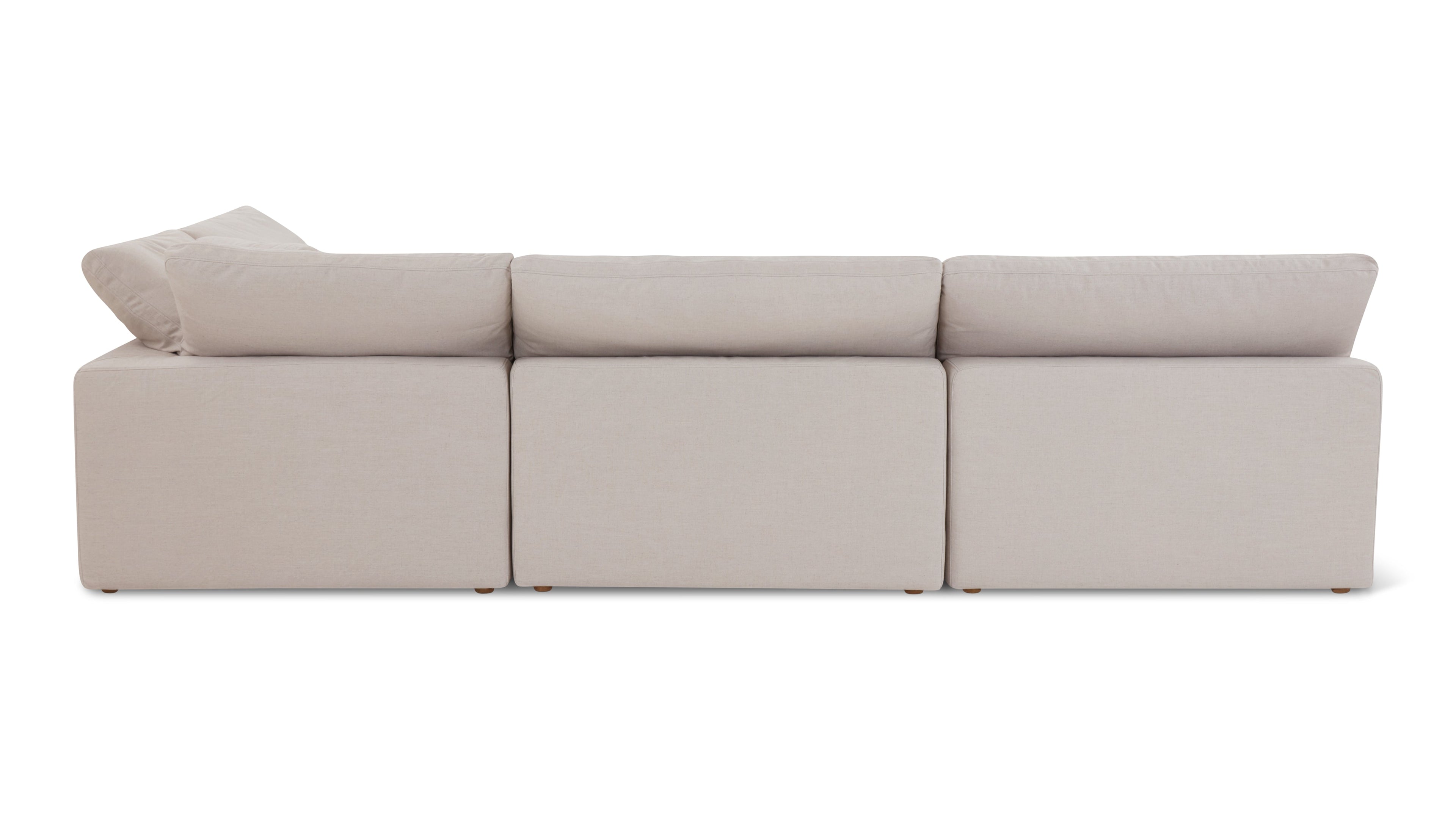 Movie Night™ 5-Piece Modular Sectional Open, Standard, Clay