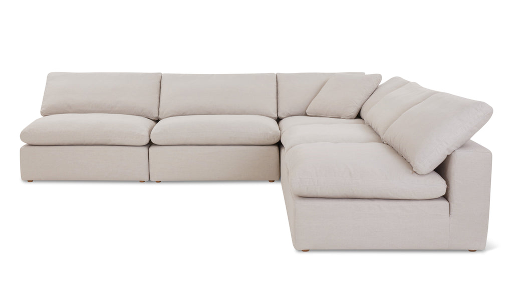 Movie Night™ 5-Piece Modular Sectional Open, Standard, Clay