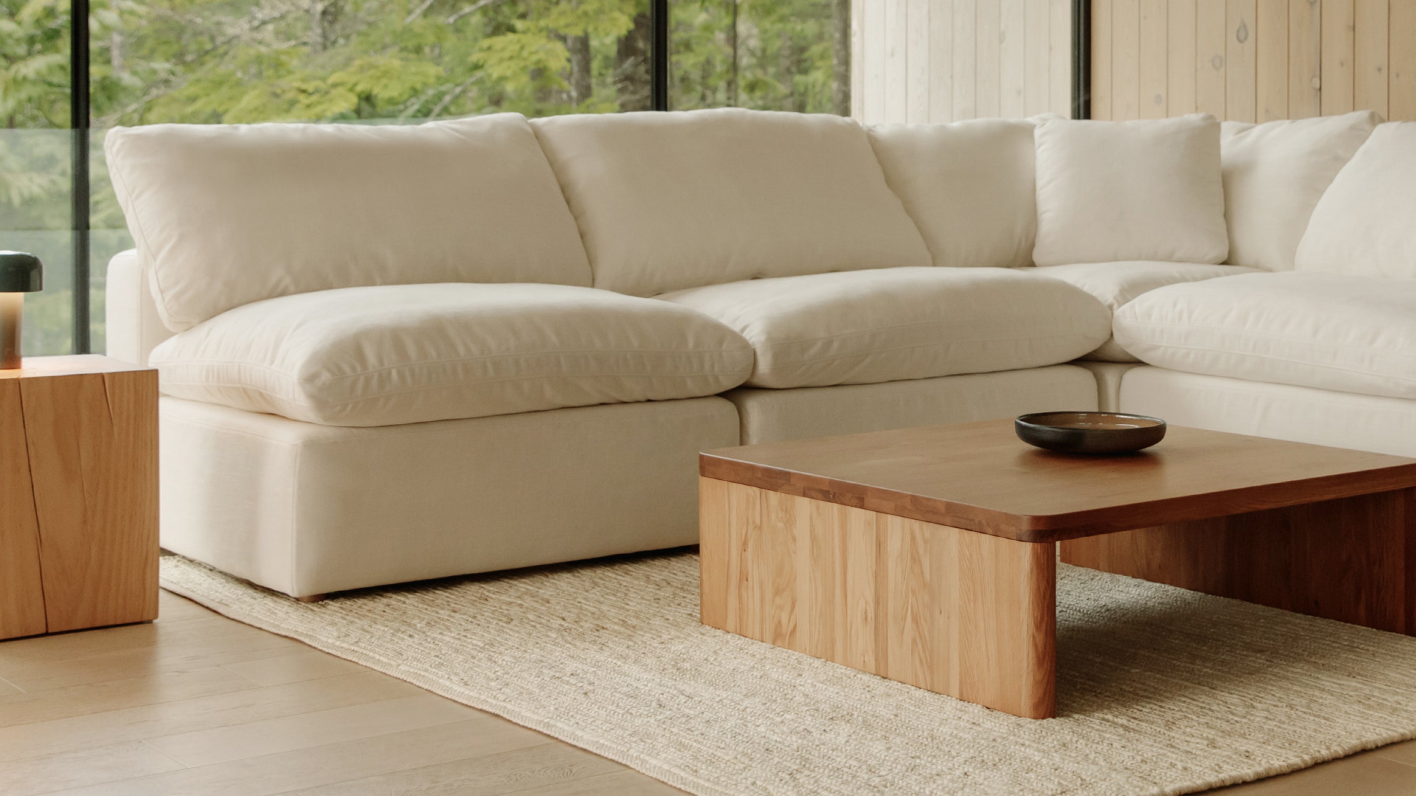 Movie Night™ 5-Piece Modular Sectional Open, Large, Light Pebble