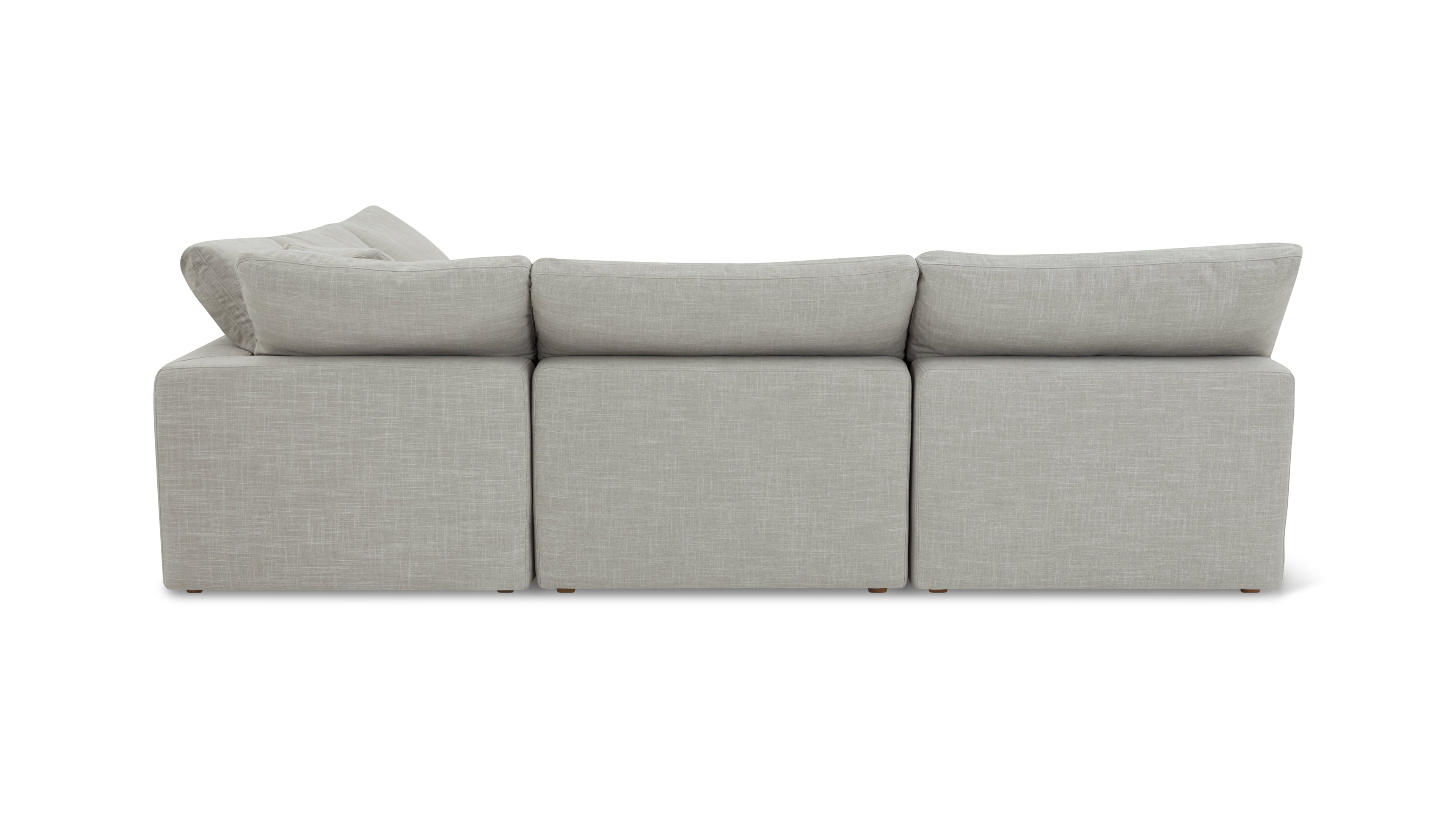 Movie Night™ 5-Piece Modular Sectional Open, Standard, Light Pebble