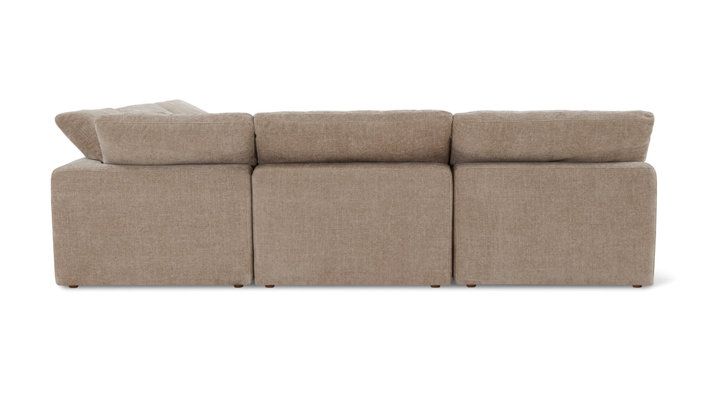 Movie Night™ 5-Piece Modular Sectional Open, Standard, Champagne