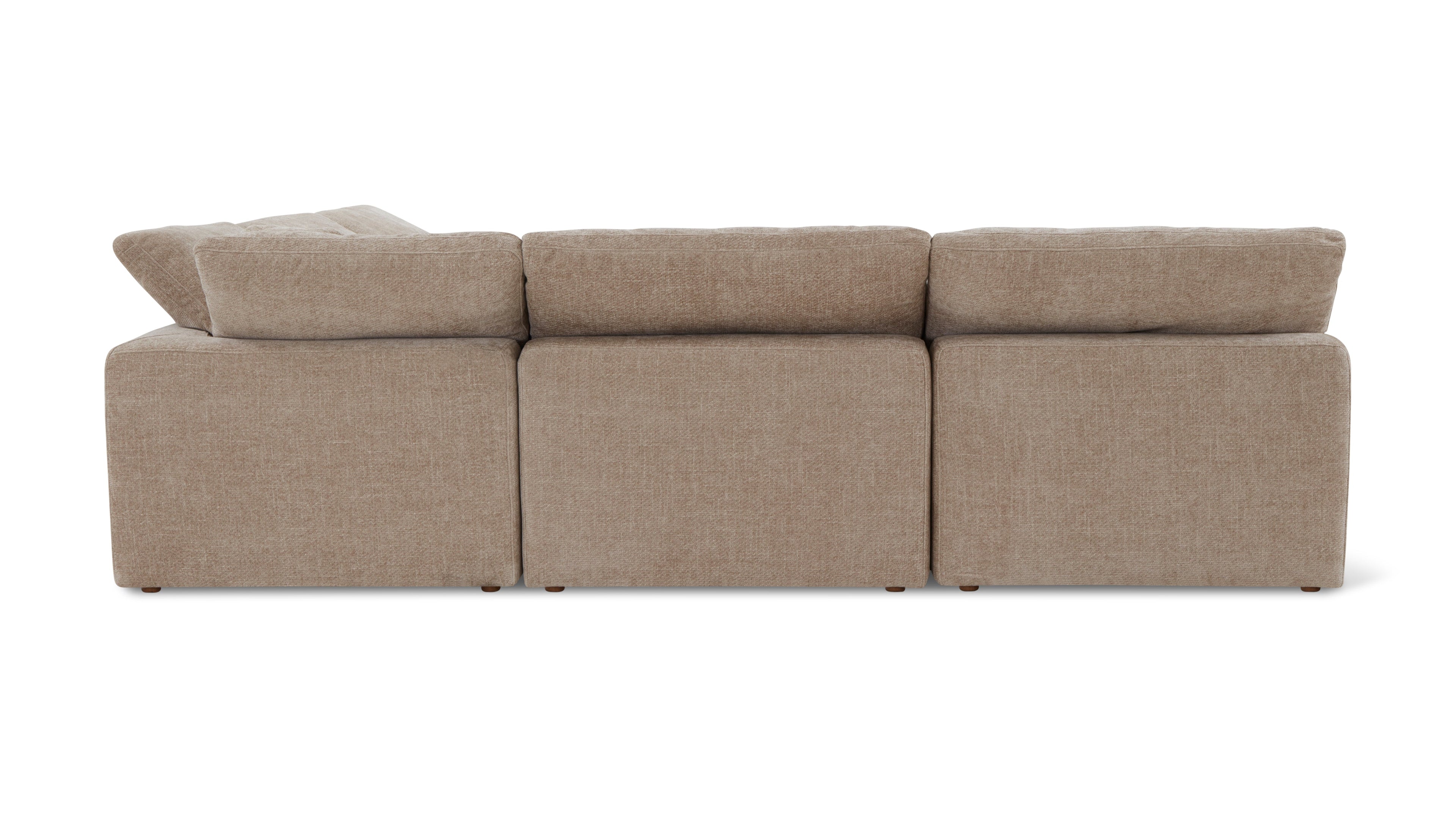 Movie Night™ 5-Piece Modular Sectional Open, Standard, Champagne