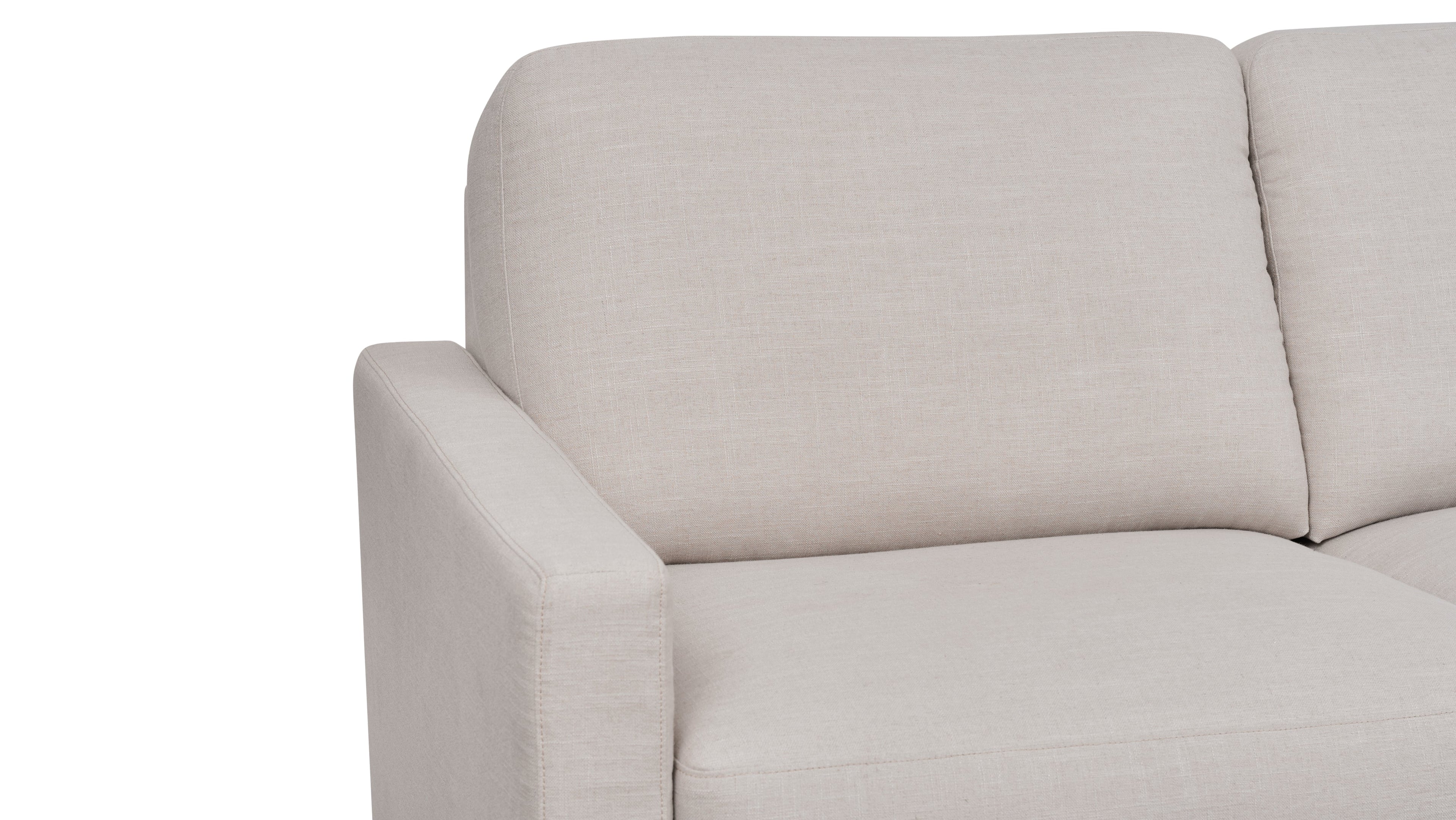 Sleep Over Sofa Bed Sectional (Left or Right), Full, Clay