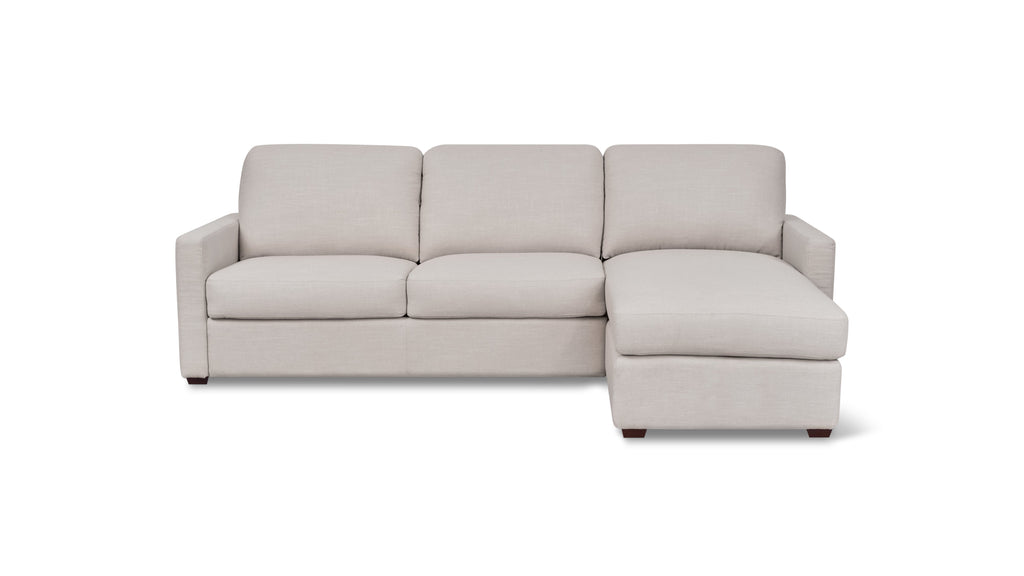 Sleep Over Sofa Bed Sectional (Left or Right), Full, Clay