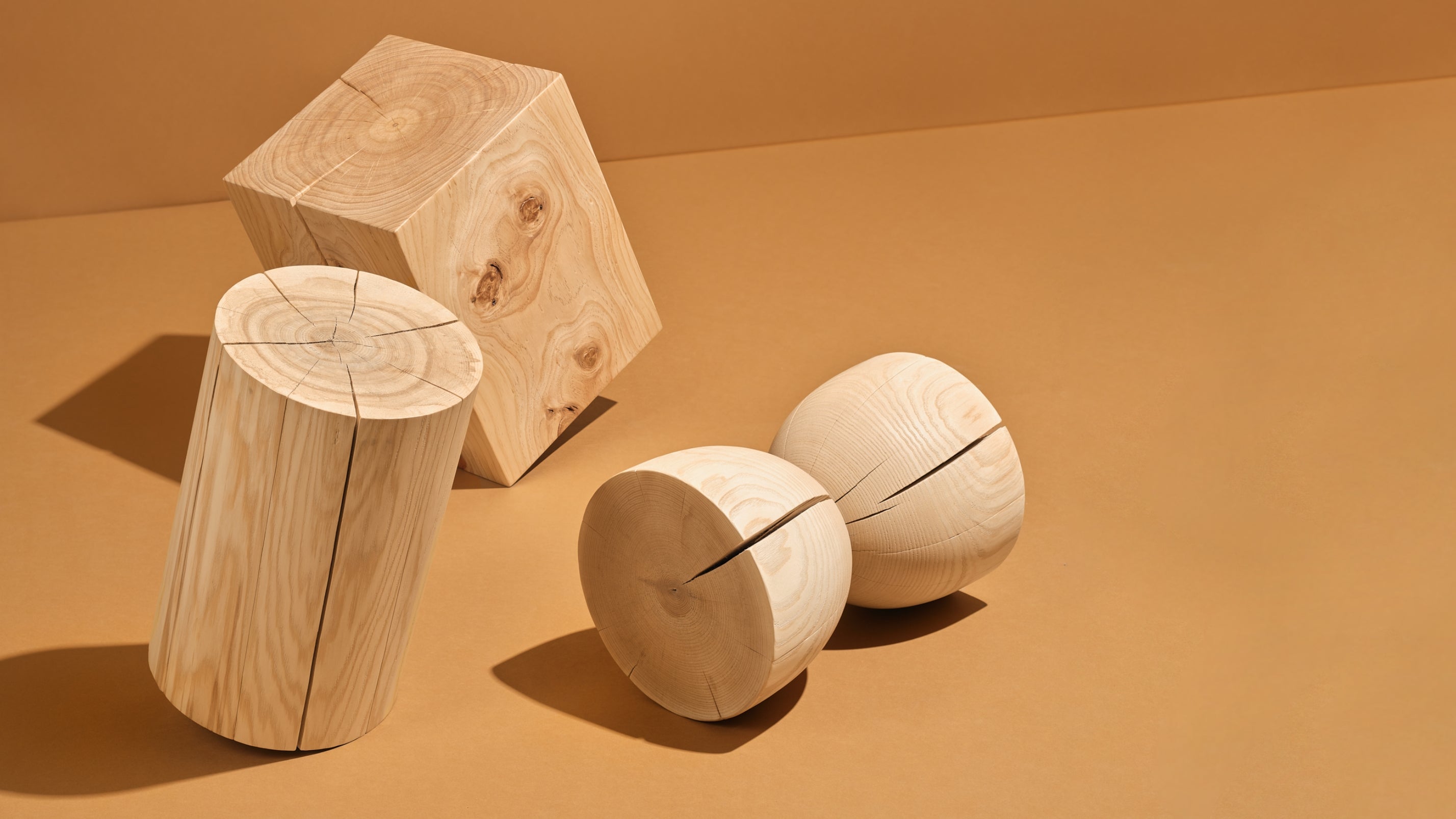 Amalfi Stool, Pine