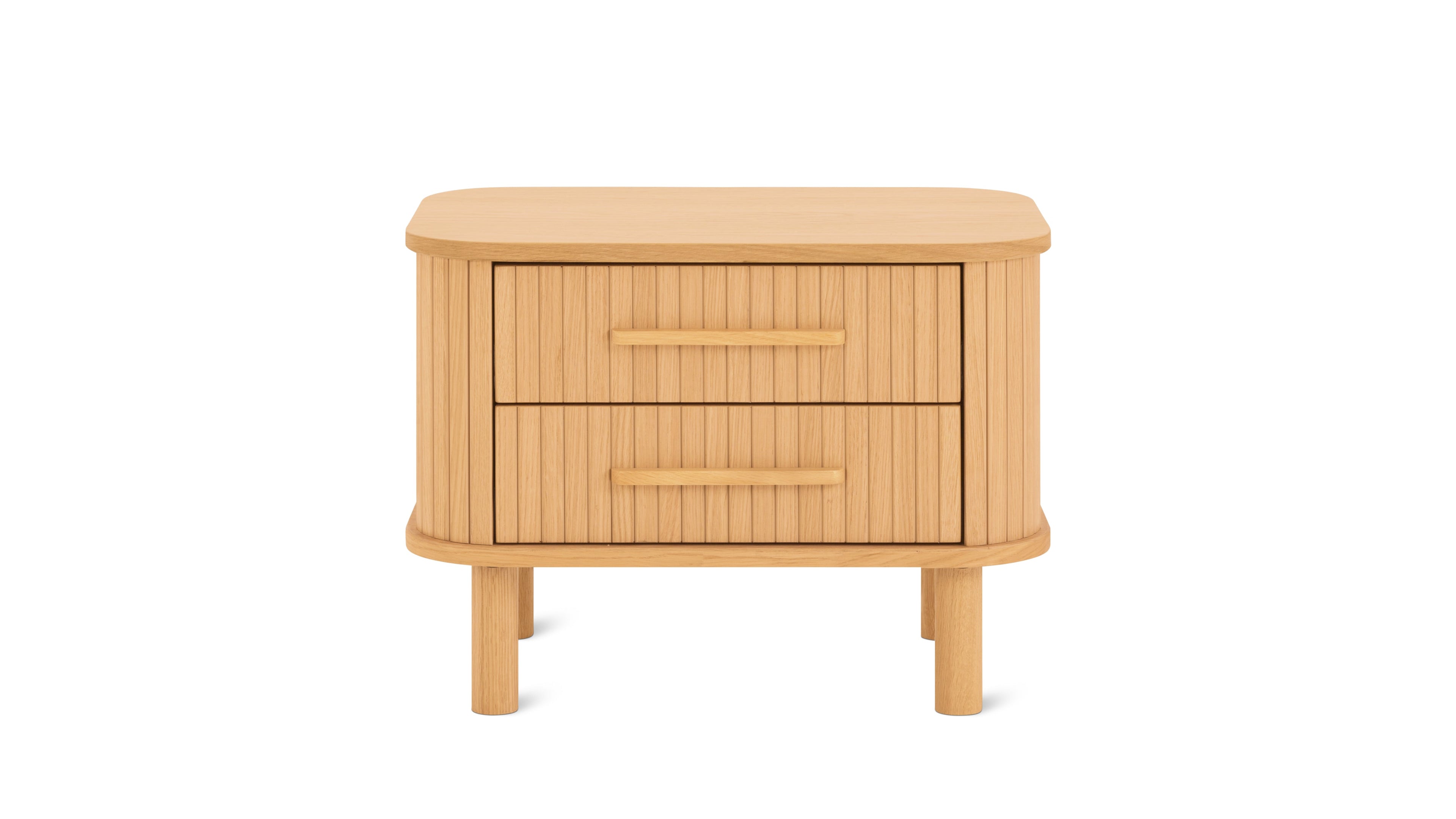 Easy Edge Nightstand All Wood, White Oak