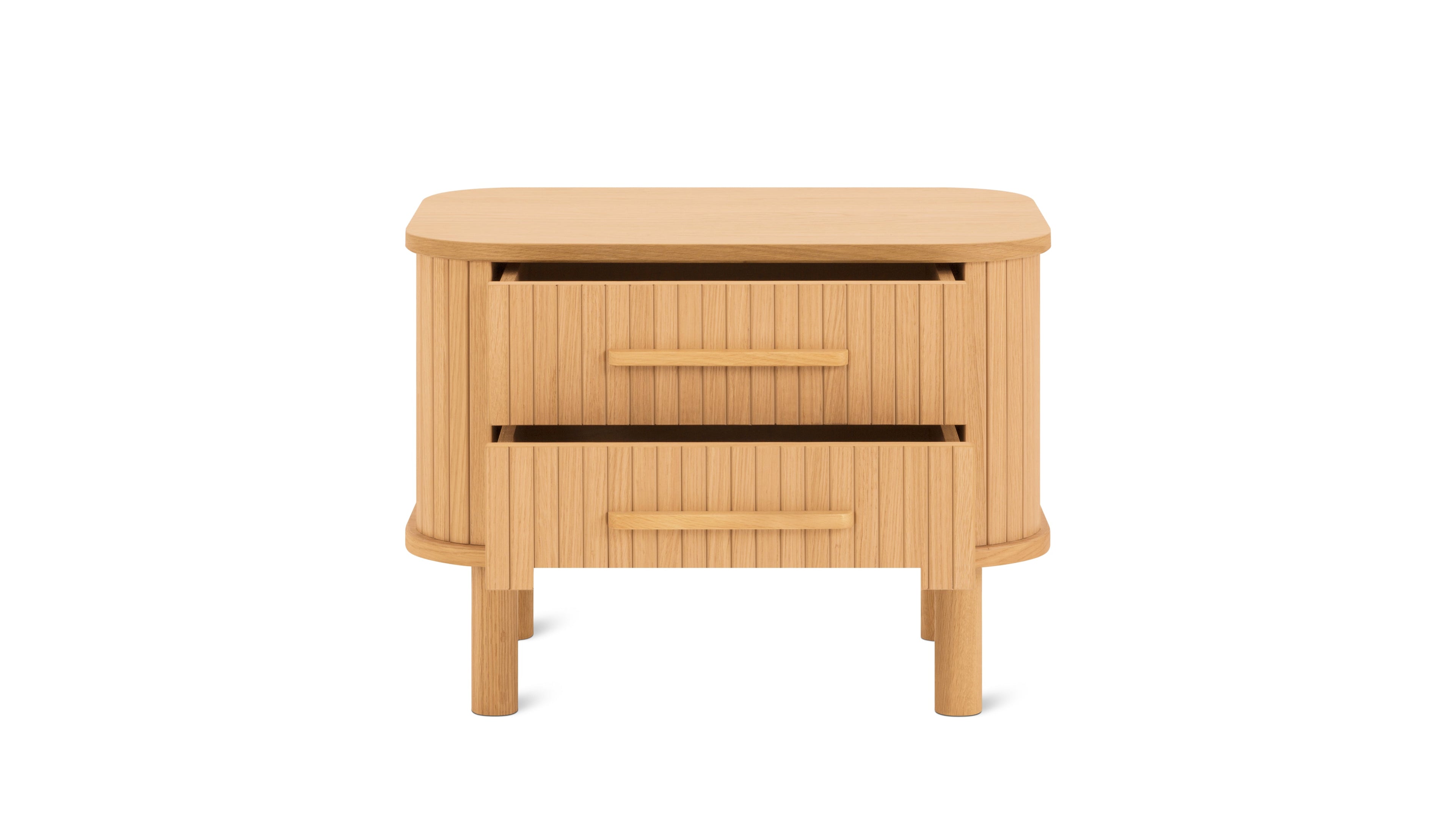 Easy Edge Nightstand All Wood, White Oak