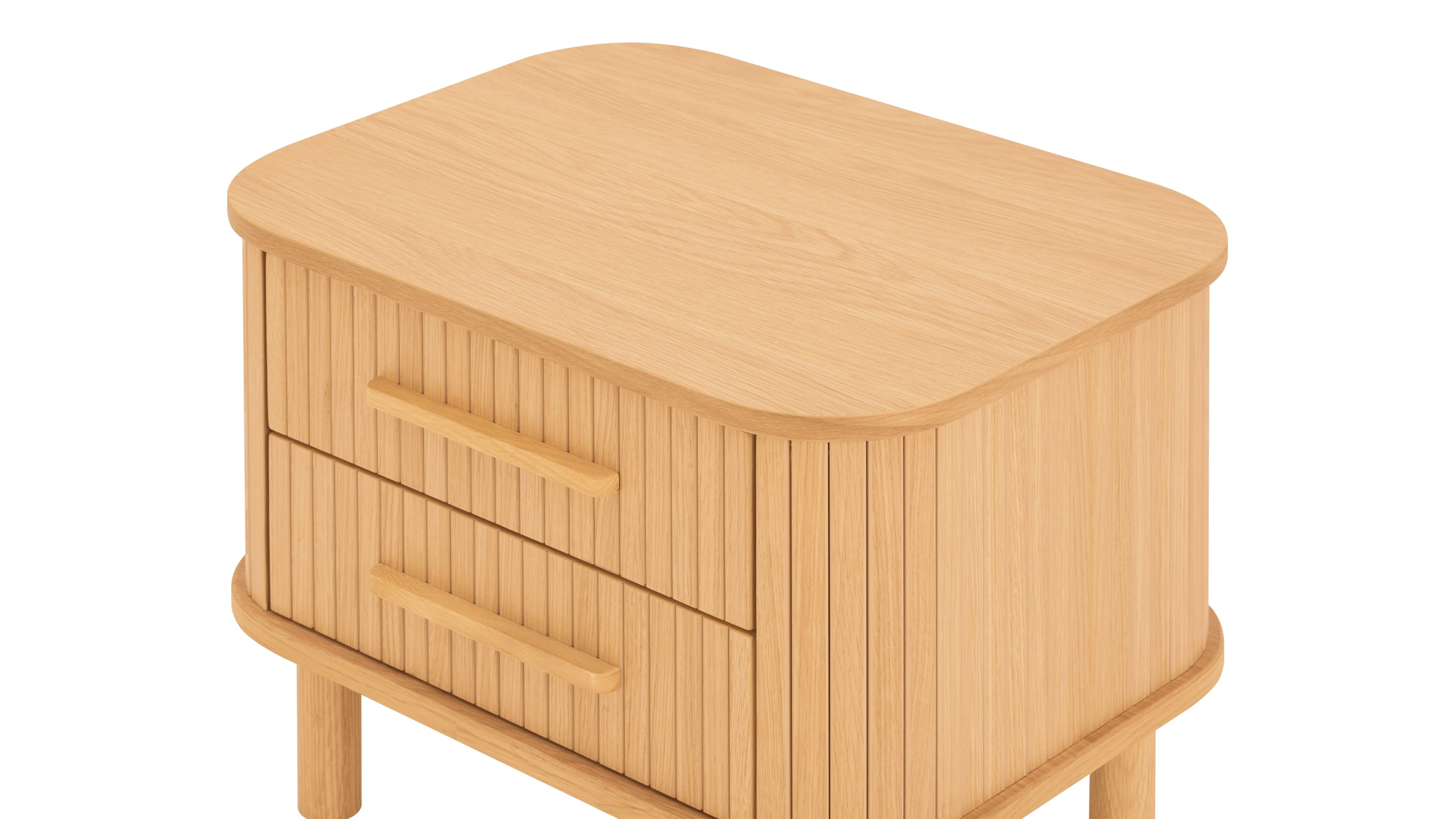 Easy Edge Nightstand All Wood, White Oak