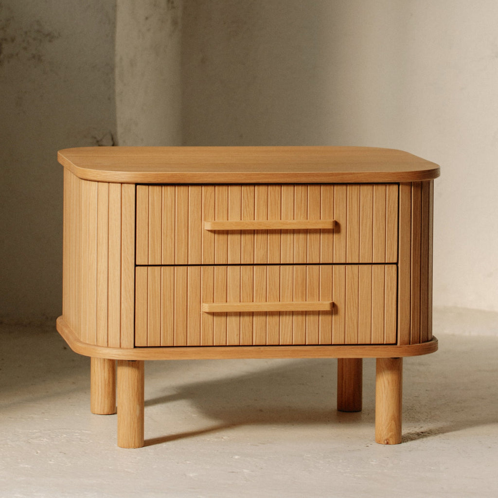 Easy Edge Nightstand All Wood, White Oak