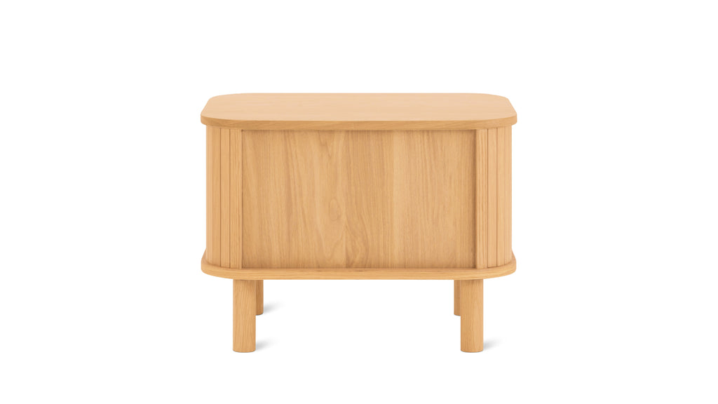 Easy Edge Nightstand All Wood, White Oak