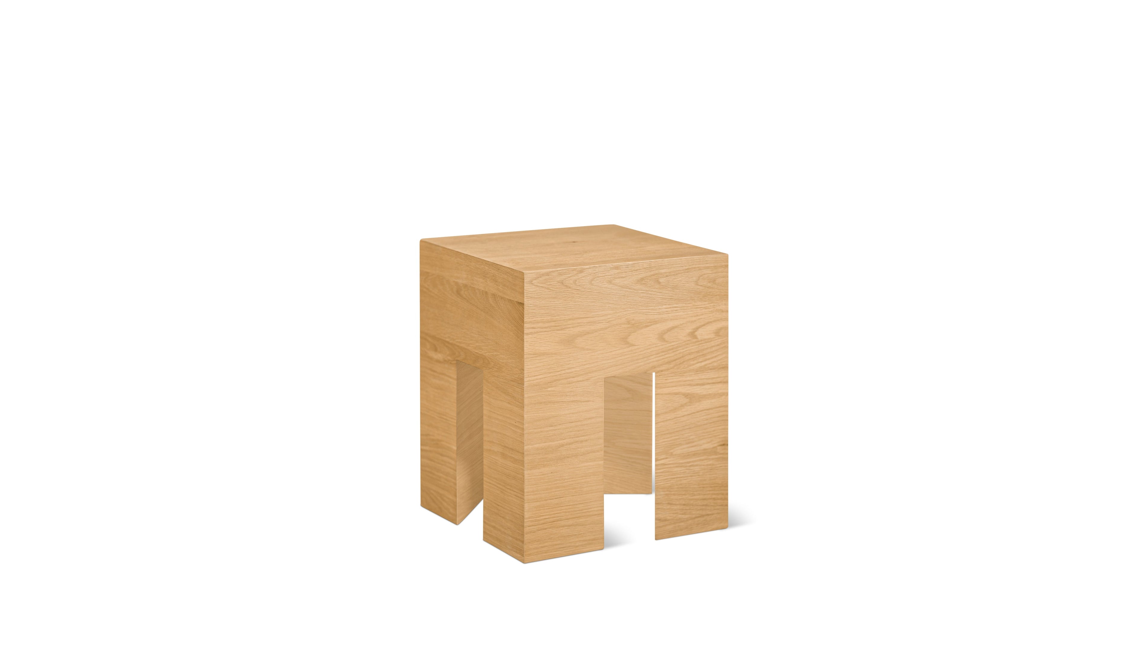 On The Block Side Table, Oak